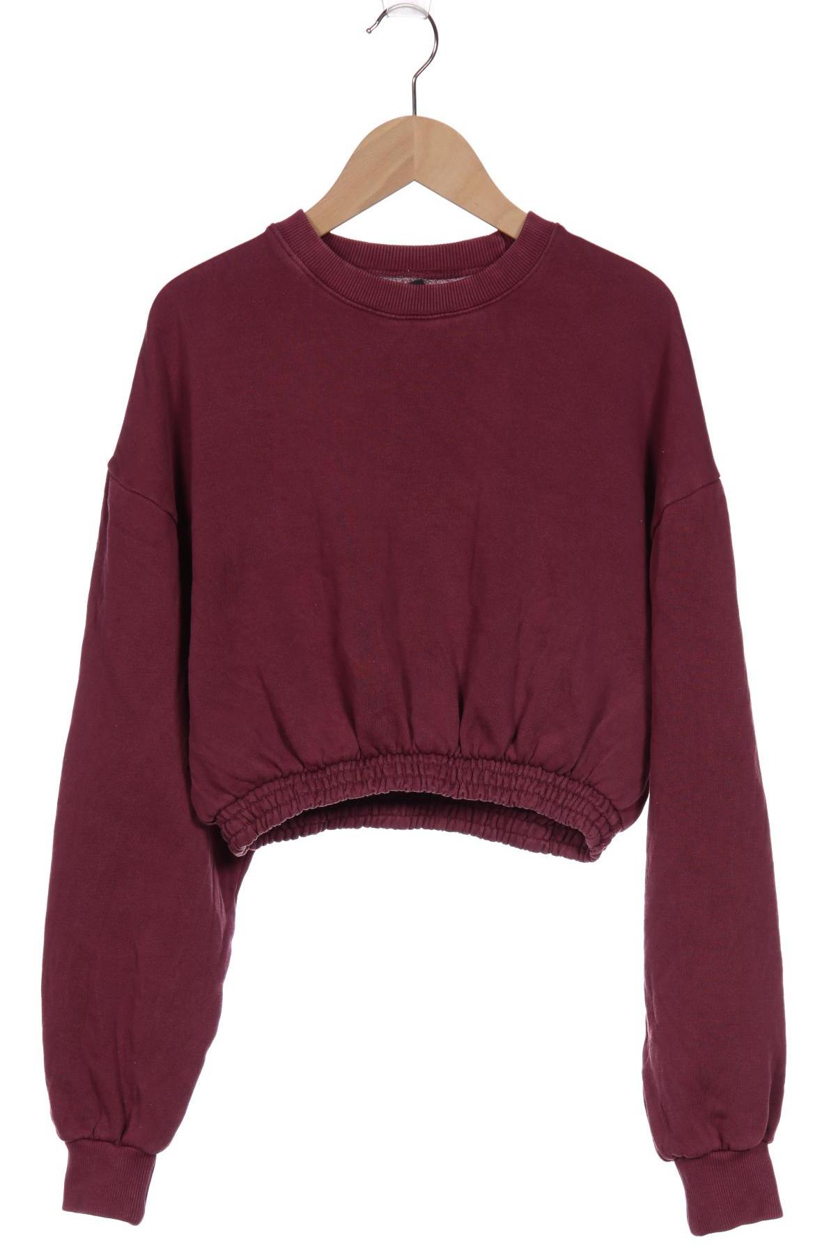 

Pull & Bear Damen Sweatshirt, bordeaux, Gr. 36