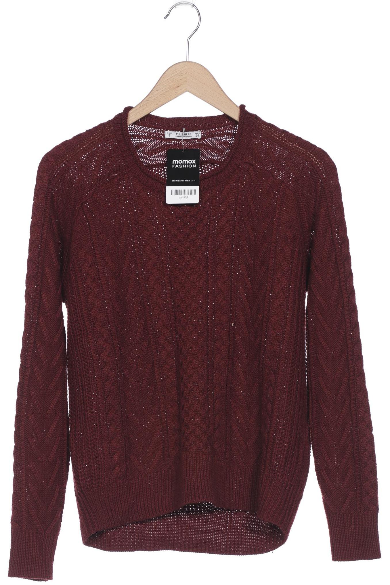 

Pull & Bear Damen Pullover, bordeaux, Gr. 36