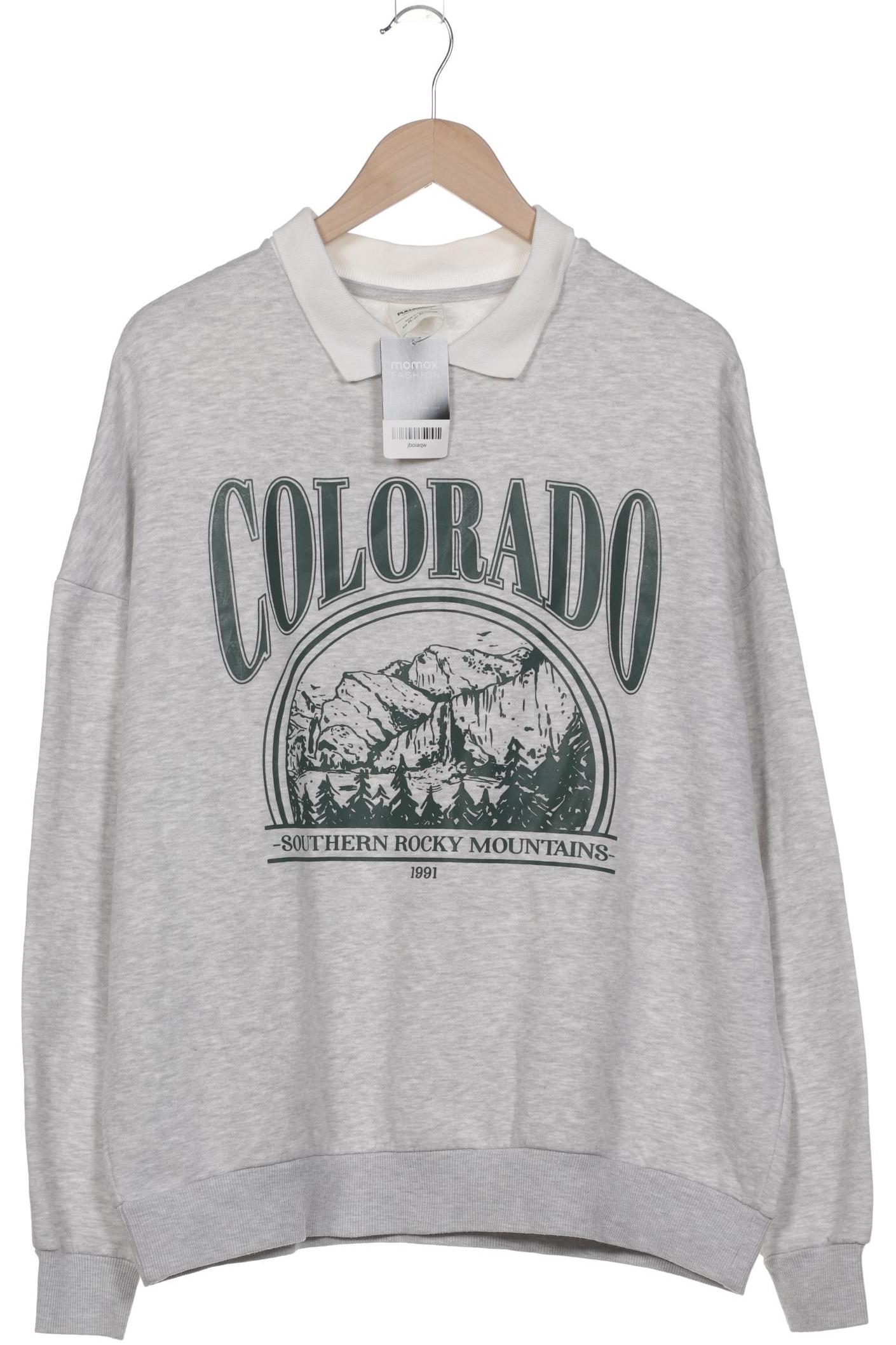 

Pull & Bear Damen Sweatshirt, grau, Gr. 38