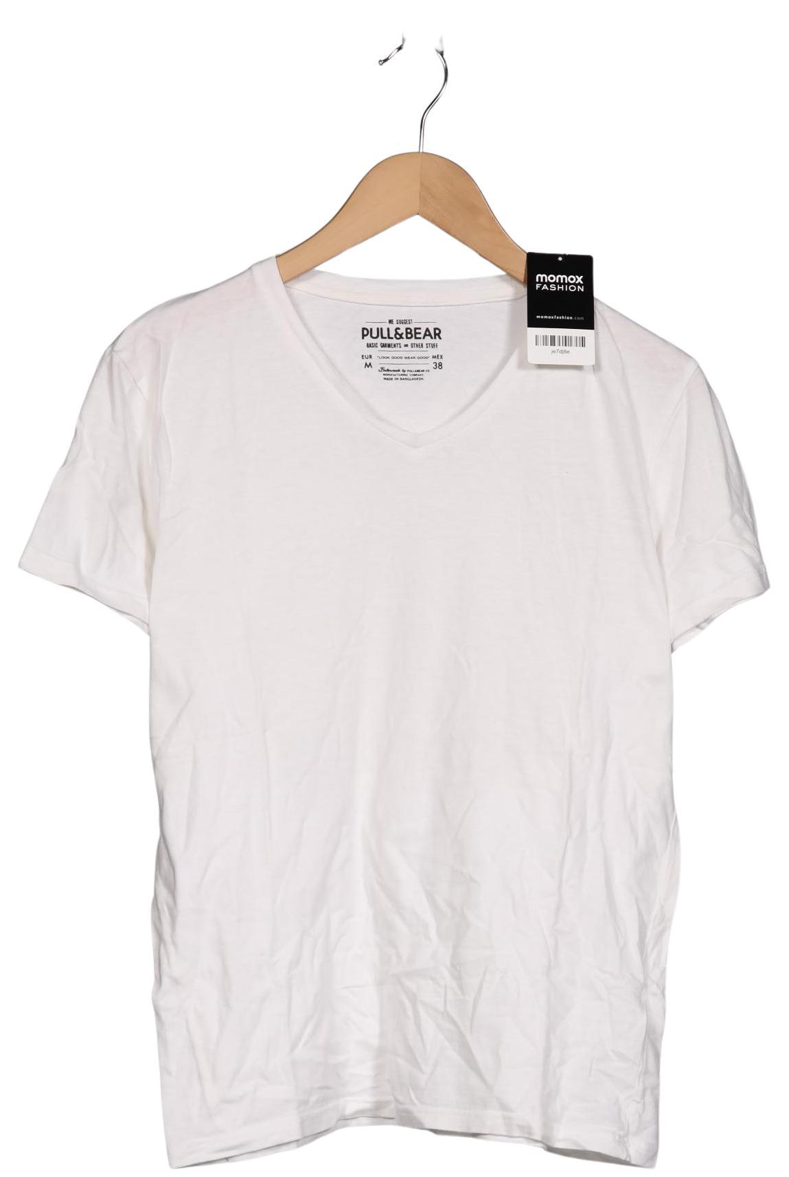 

Pull & Bear Damen T-Shirt, weiß, Gr. 38