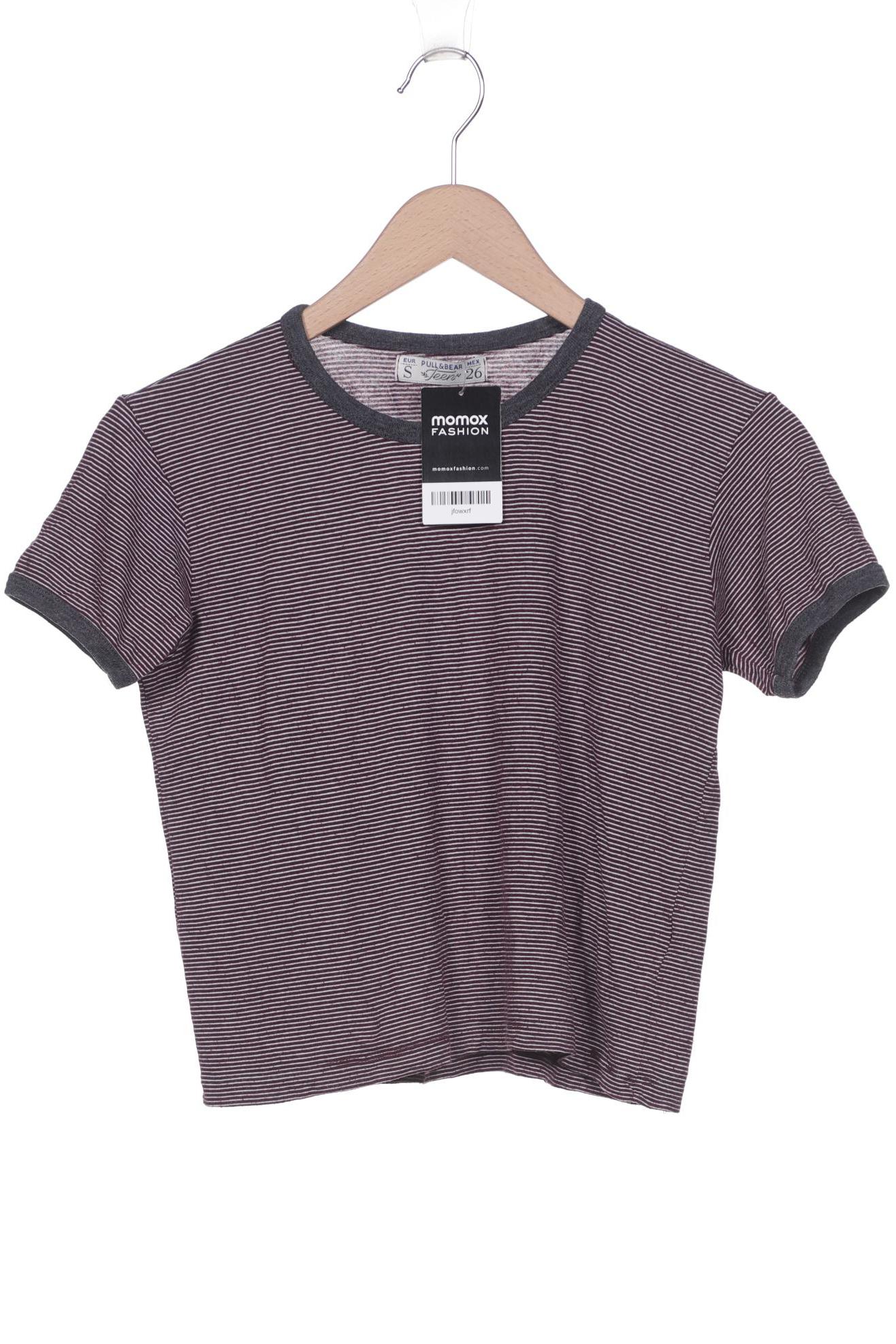 

Pull & Bear Damen T-Shirt, bordeaux, Gr. 36