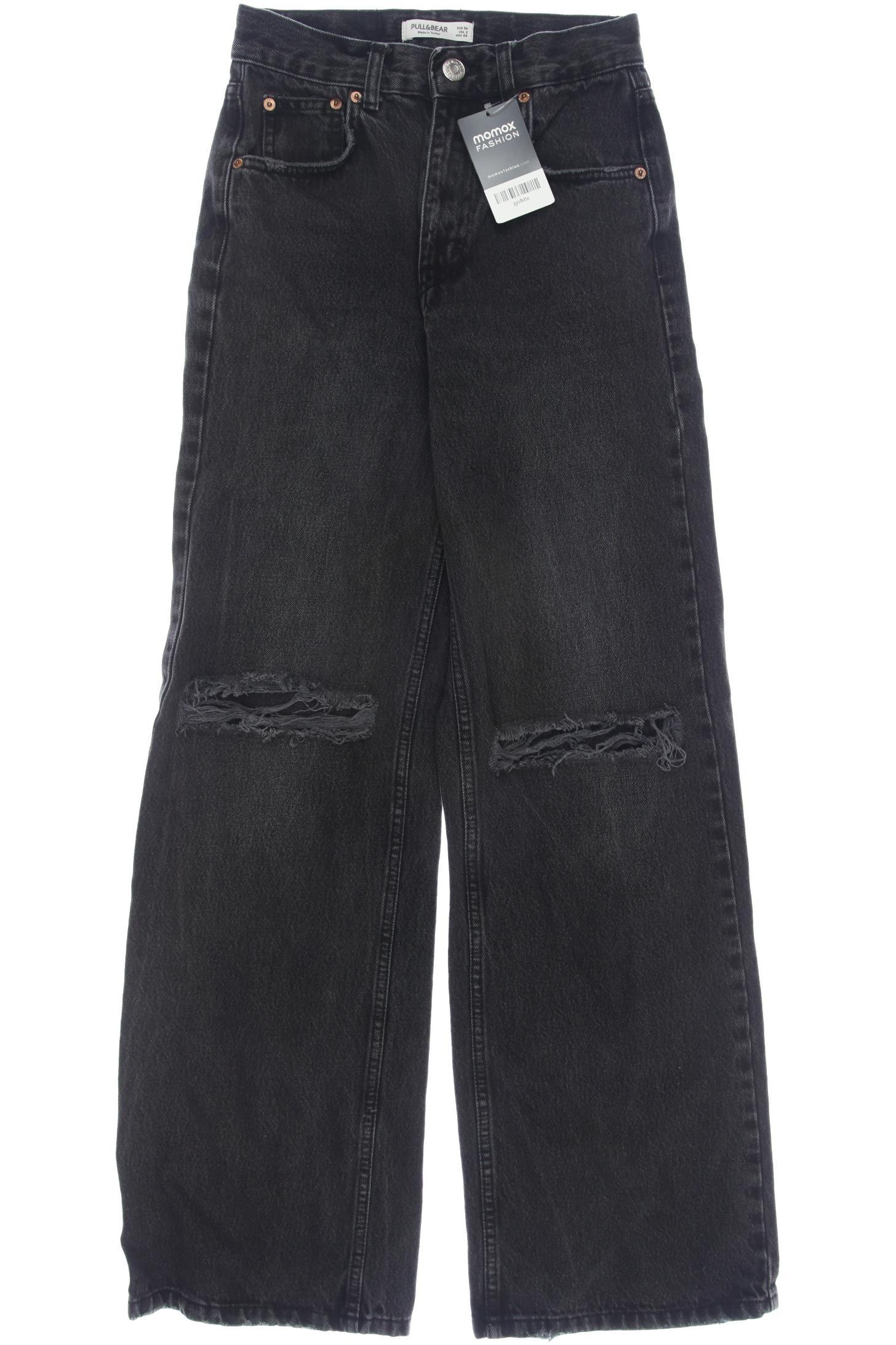 

Pull & Bear Damen Jeans, schwarz, Gr. 34