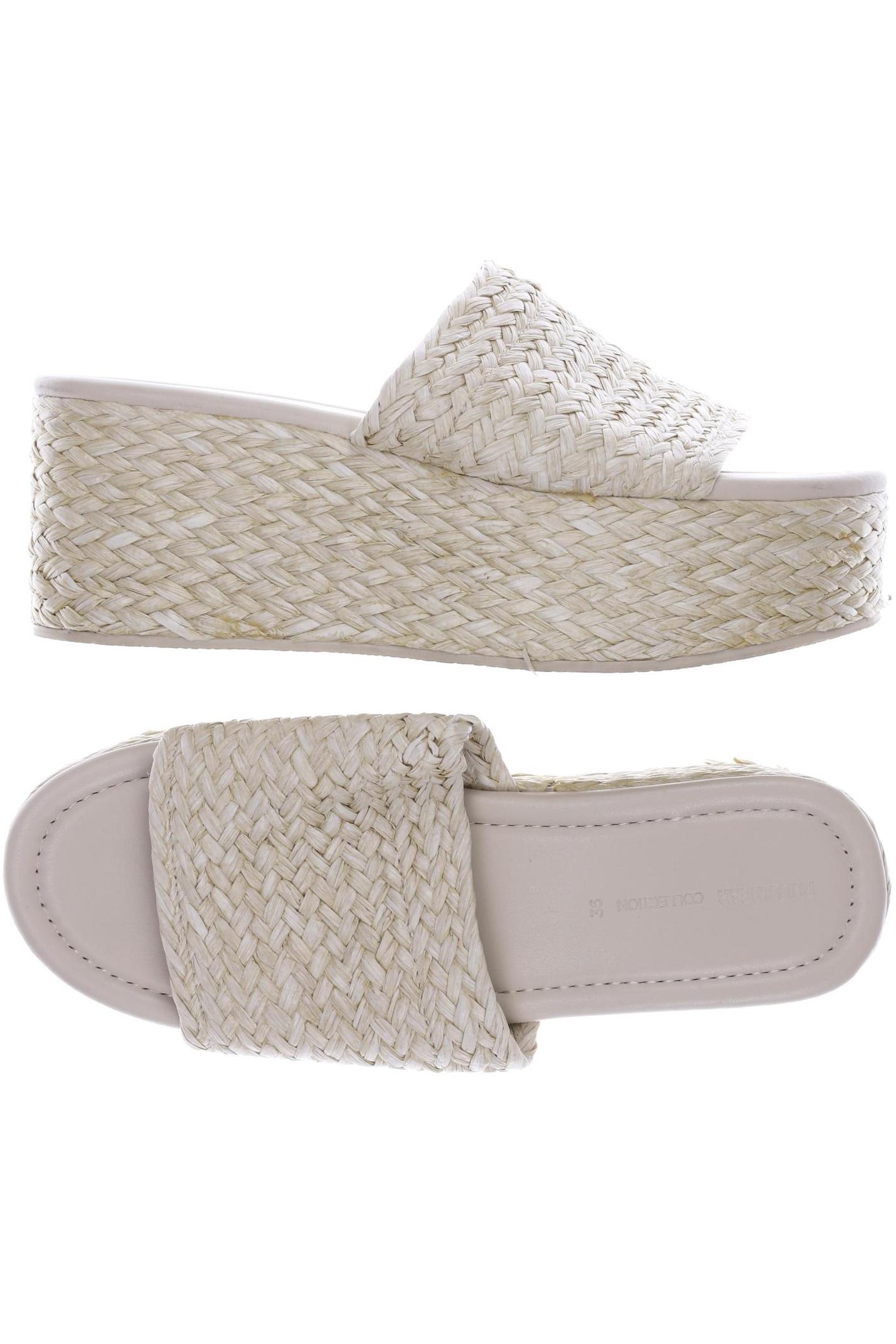 

Pull & Bear Damen Sandale, cremeweiß, Gr. 36