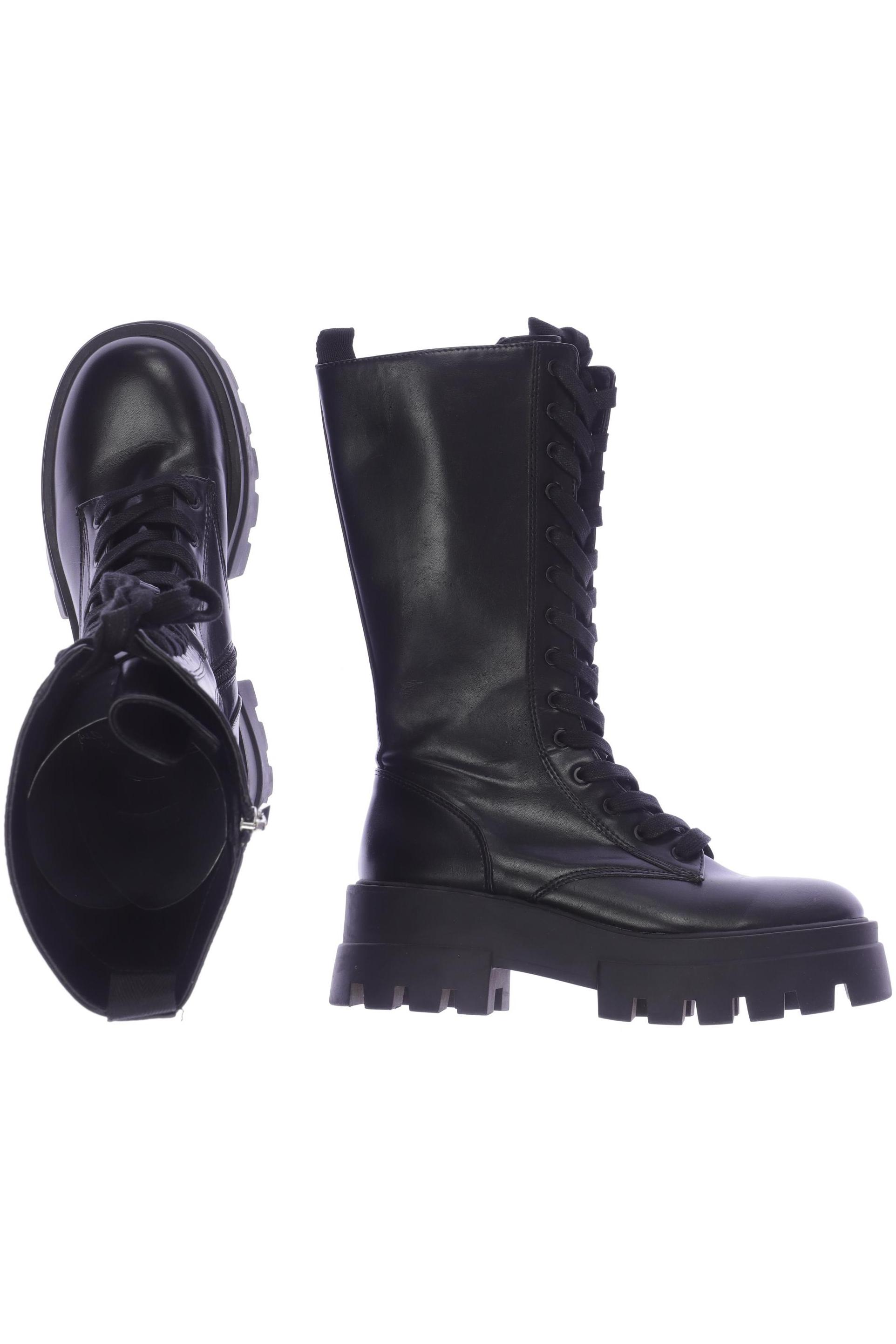 

Pull & Bear Damen Stiefel, schwarz, Gr. 38