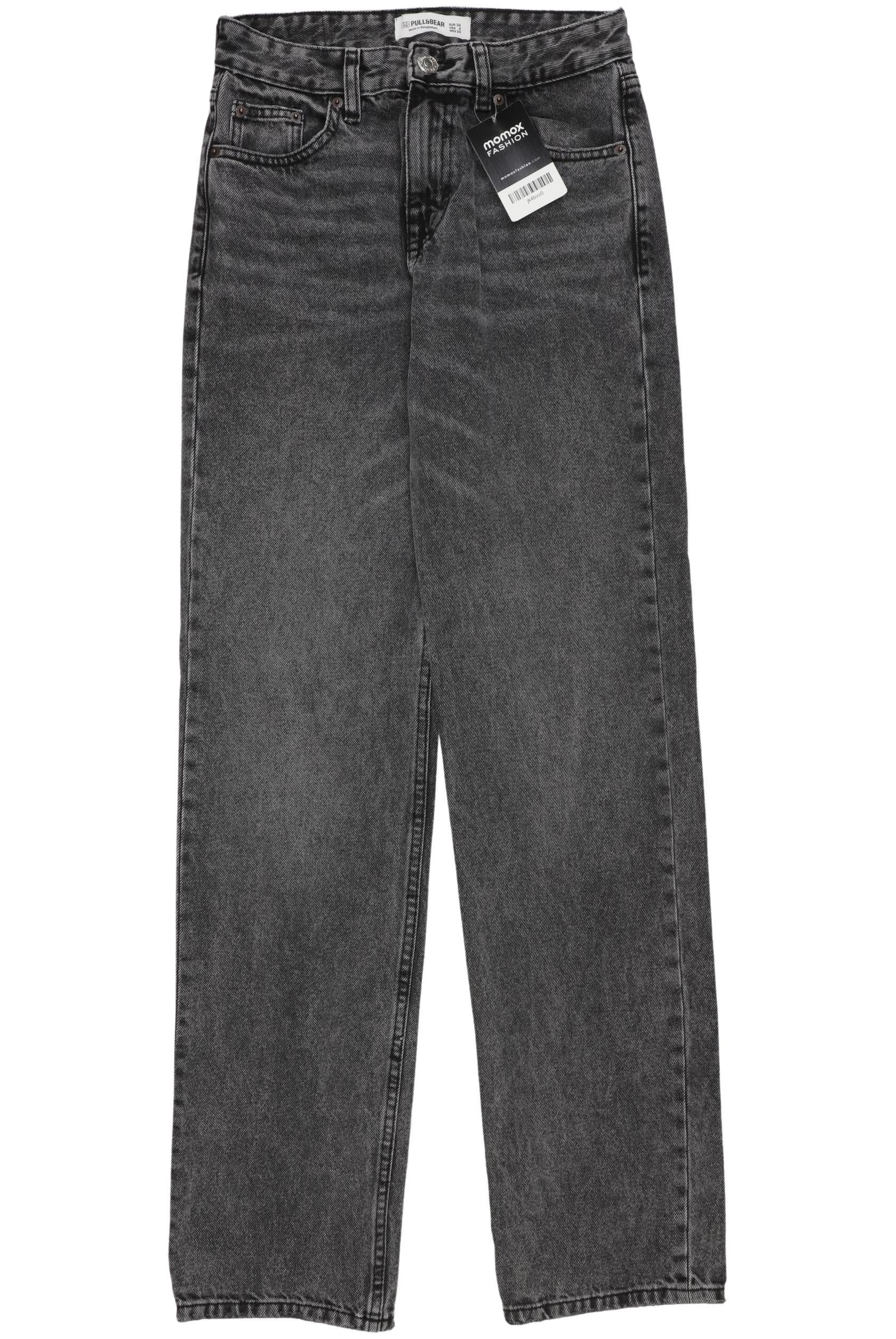 

Pull & Bear Damen Jeans, grau, Gr. 34