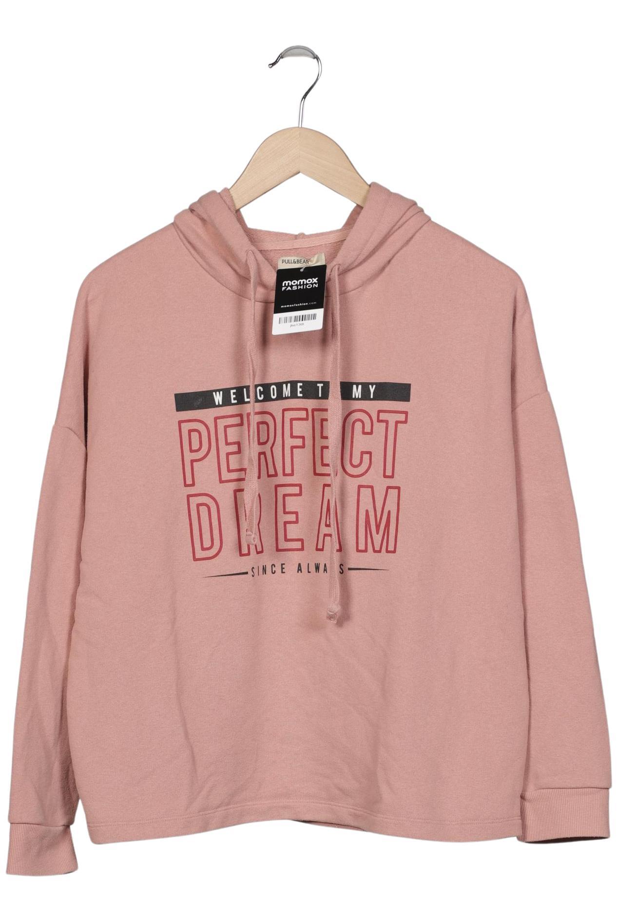 

Pull & Bear Damen Kapuzenpullover, pink, Gr. 36