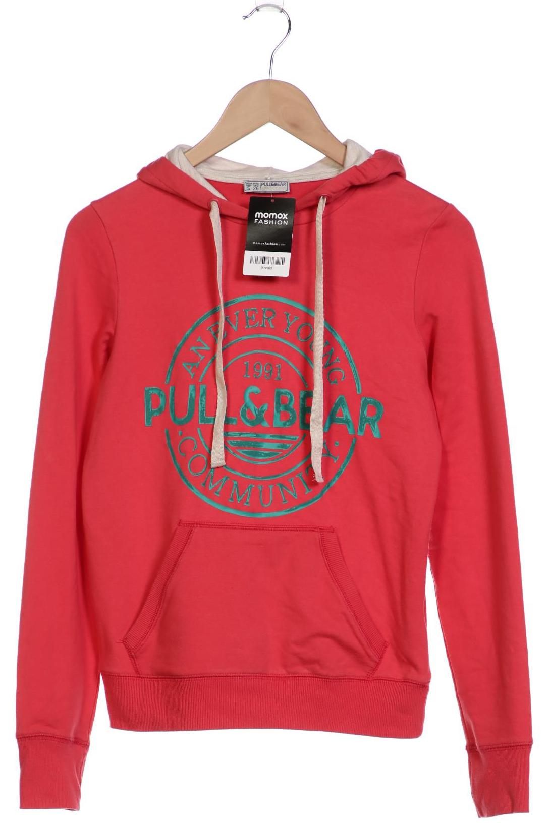 

Pull & Bear Damen Kapuzenpullover, rot, Gr. 36