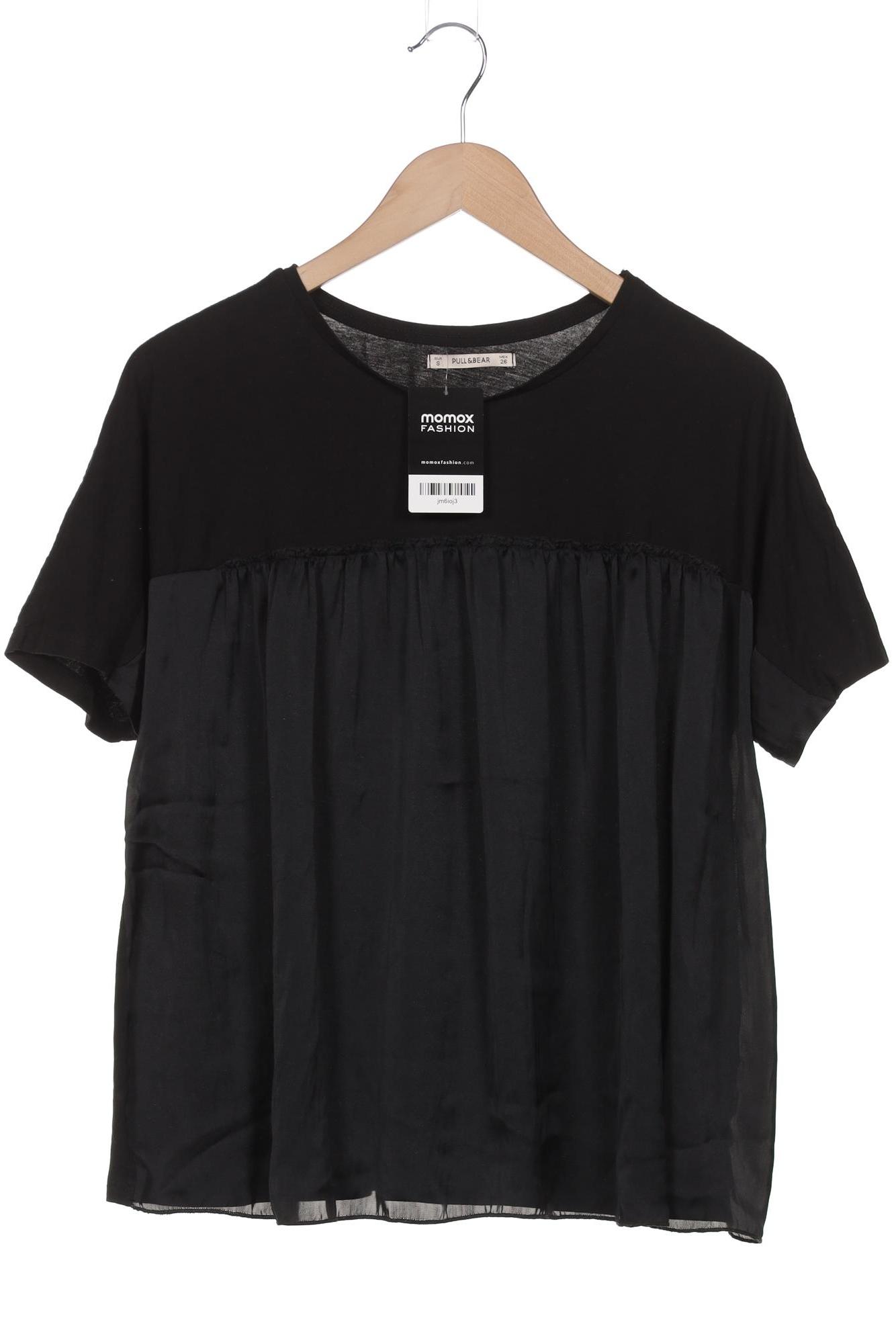 

Pull & Bear Damen T-Shirt, schwarz, Gr. 36