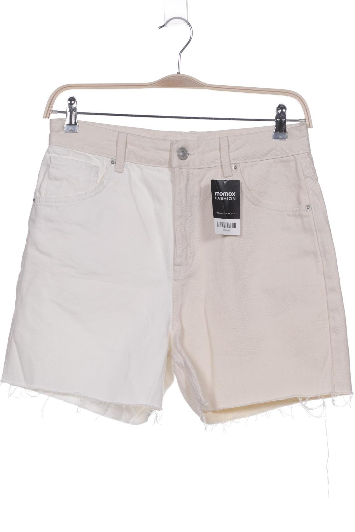 

Pull & Bear Damen Shorts, cremeweiß, Gr. 42