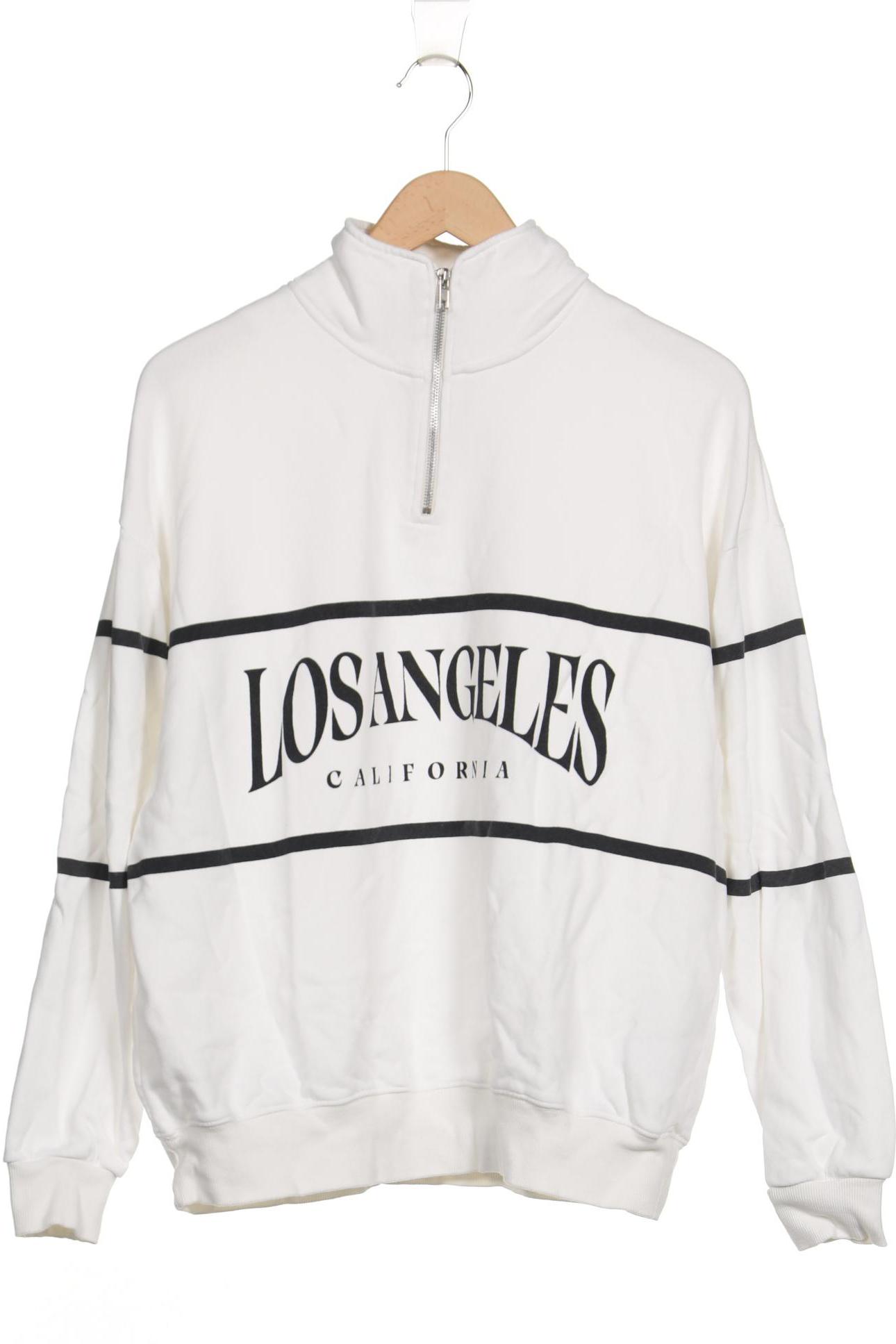 

Pull & Bear Damen Sweatshirt, weiß, Gr. 38