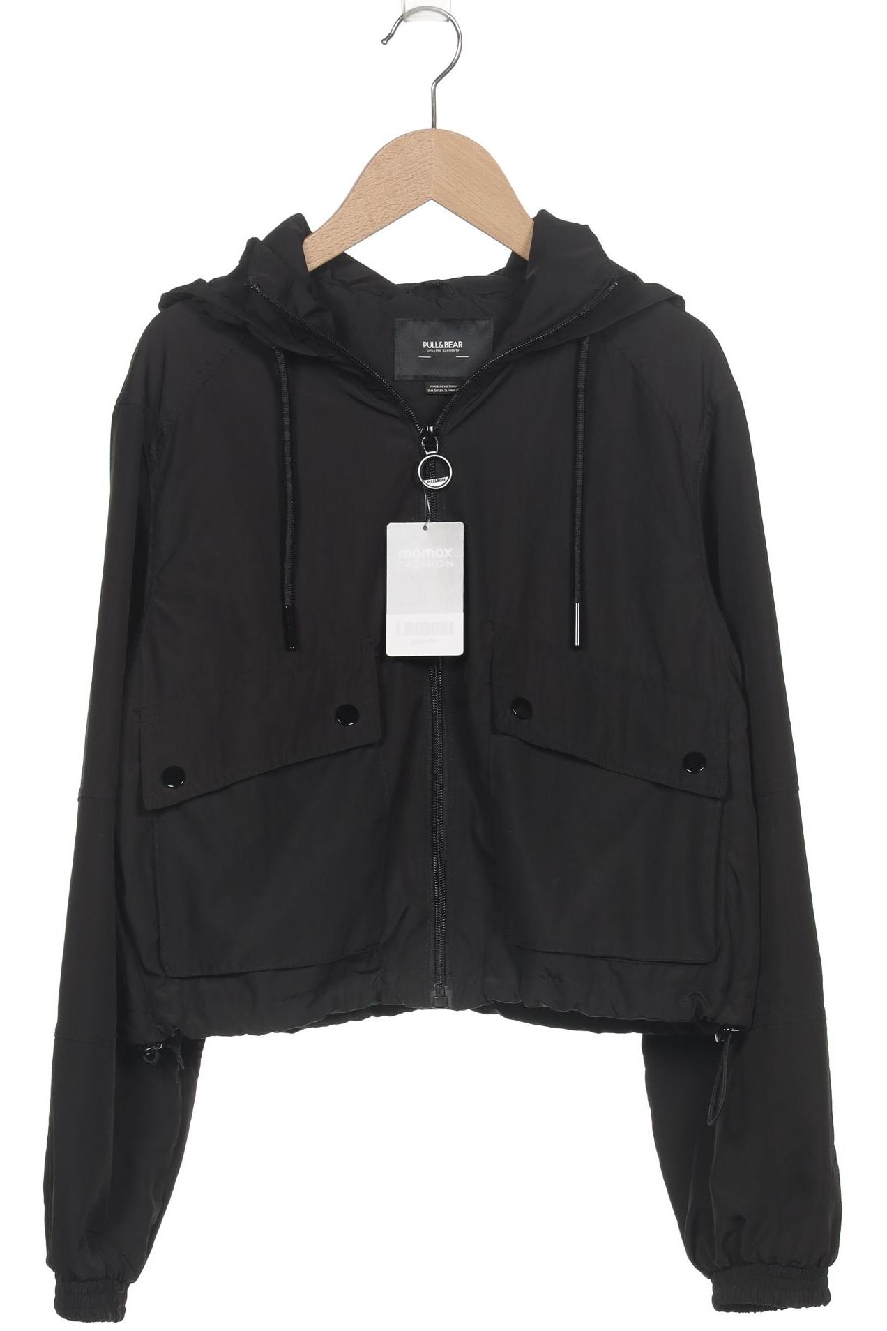 

Pull & Bear Damen Jacke, schwarz, Gr. 36