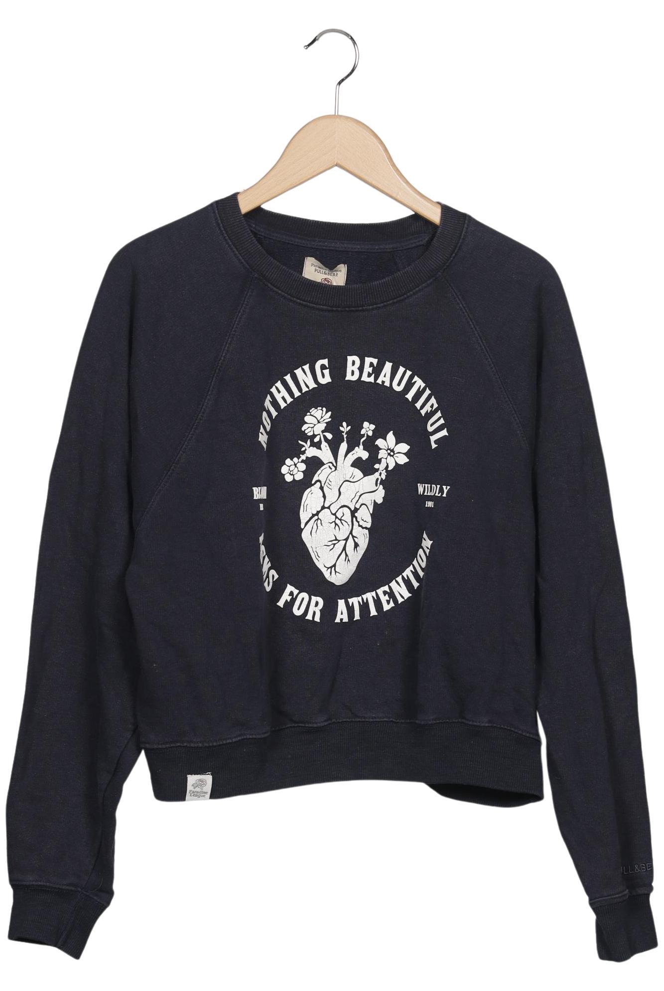 

Pull & Bear Damen Sweatshirt, marineblau, Gr. 38