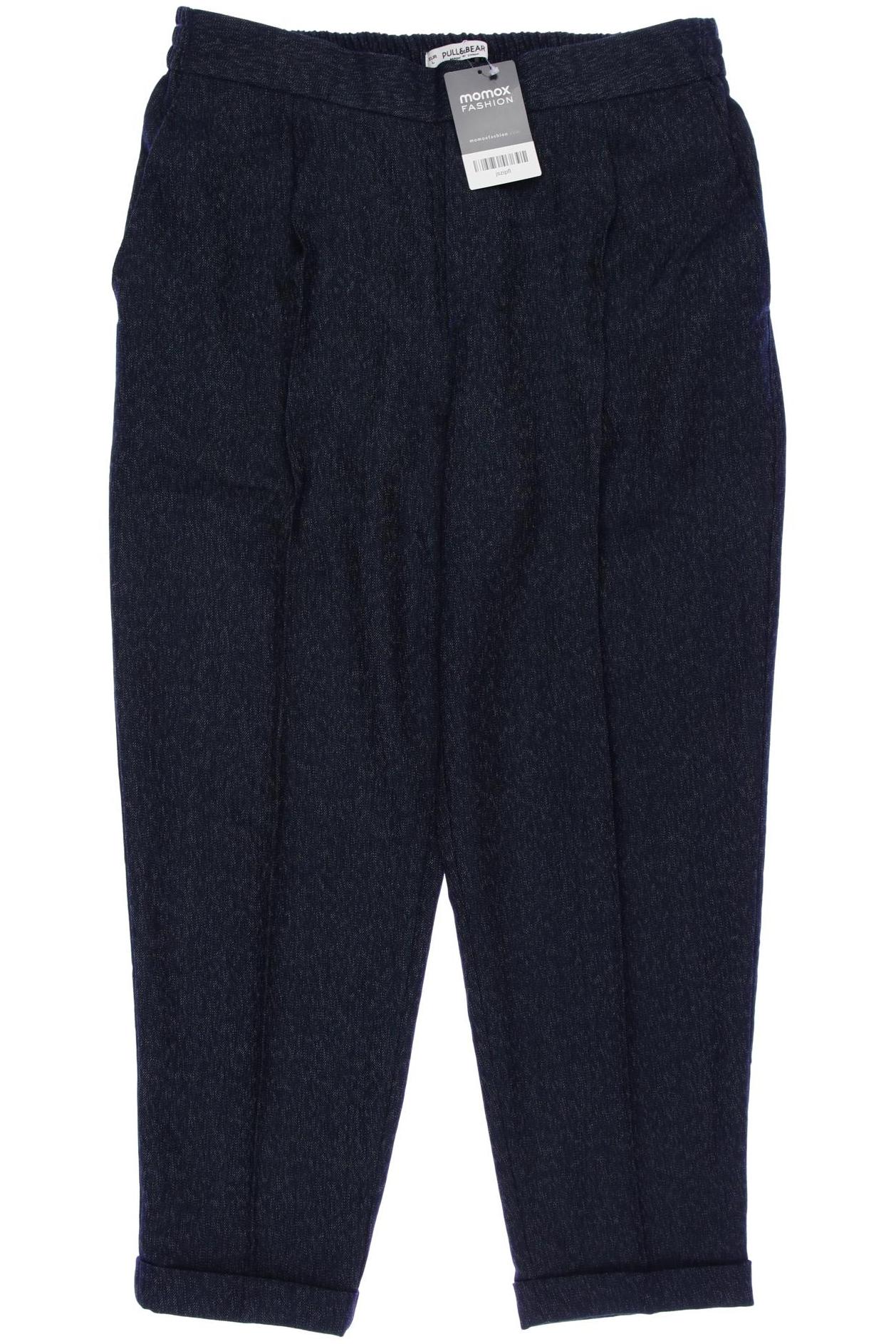 

Pull & Bear Damen Stoffhose, marineblau, Gr. 0