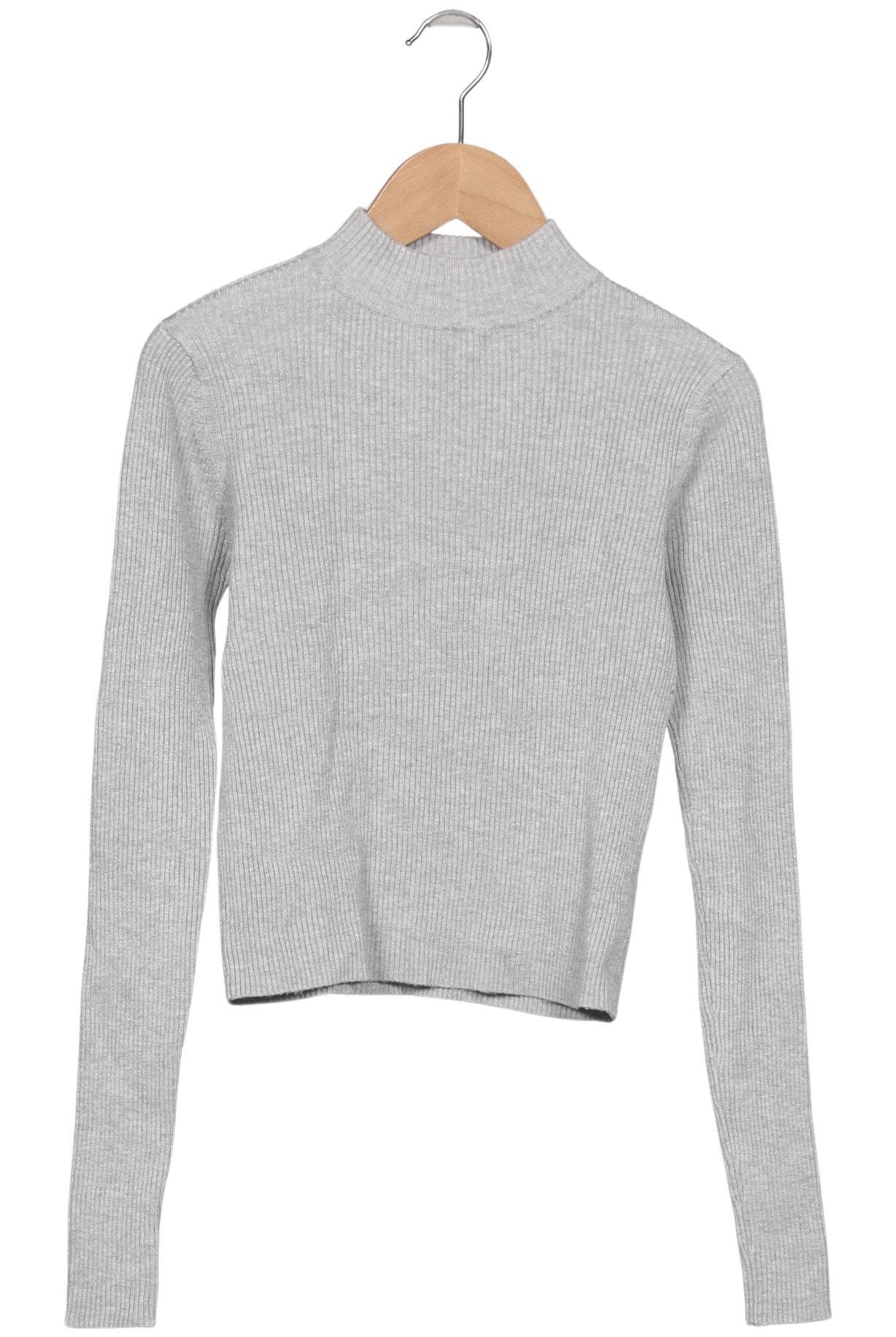 

Pull & Bear Damen Langarmshirt, grau, Gr. 36