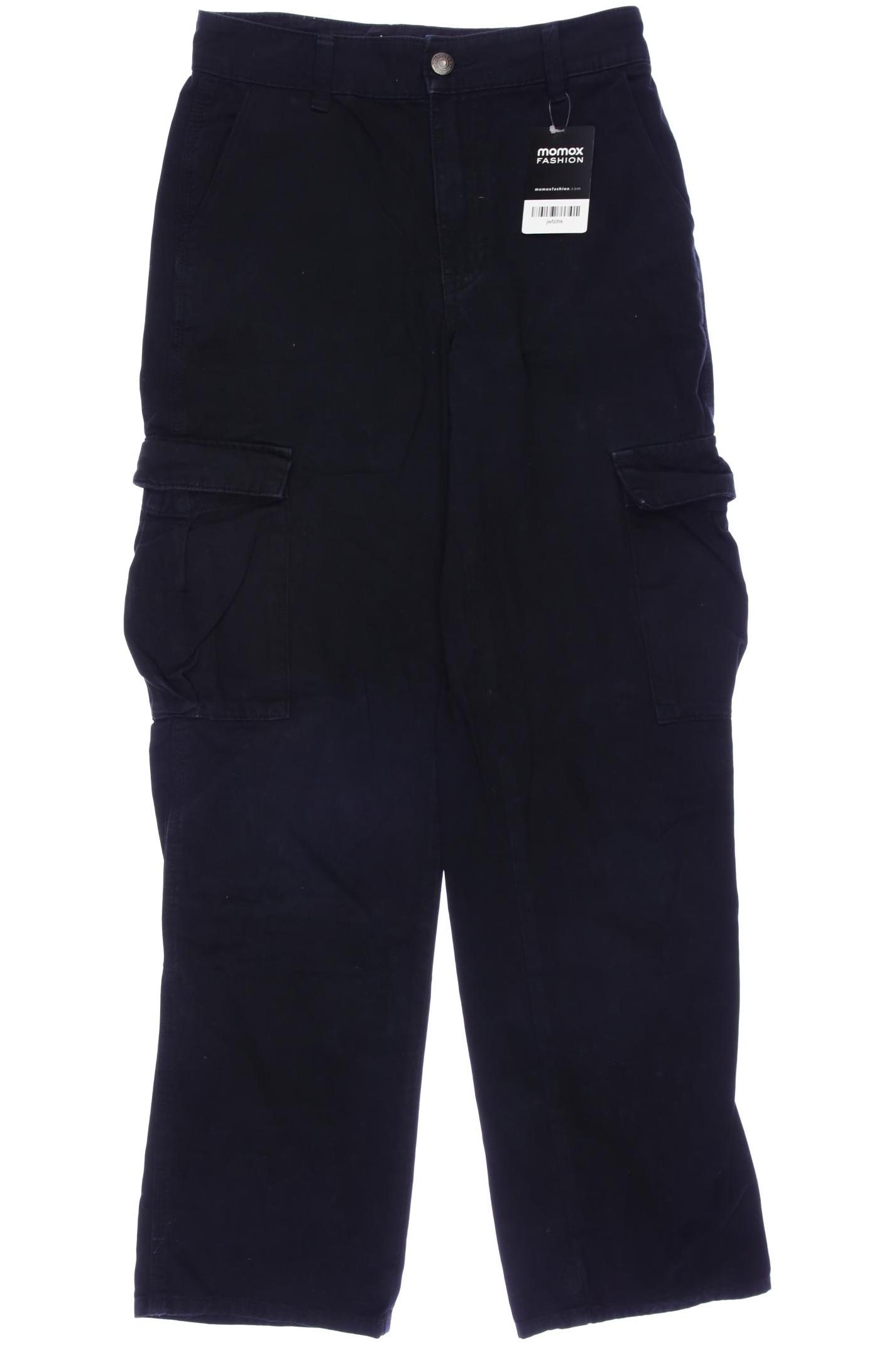 

Pull & Bear Damen Stoffhose, schwarz, Gr. 36
