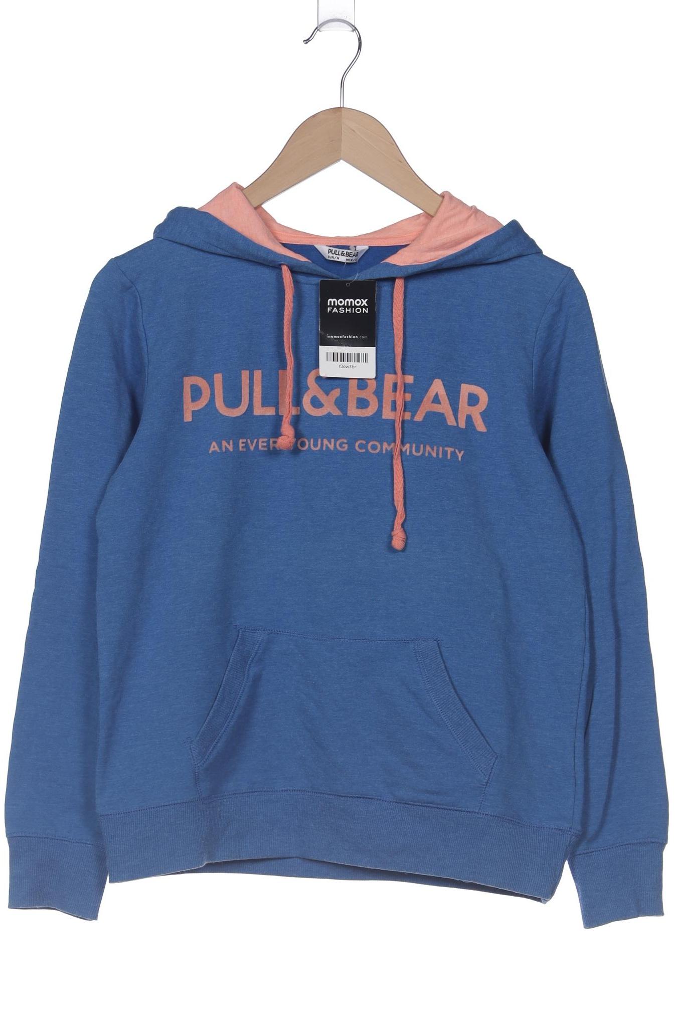 

Pull & Bear Damen Kapuzenpullover, blau, Gr. 38