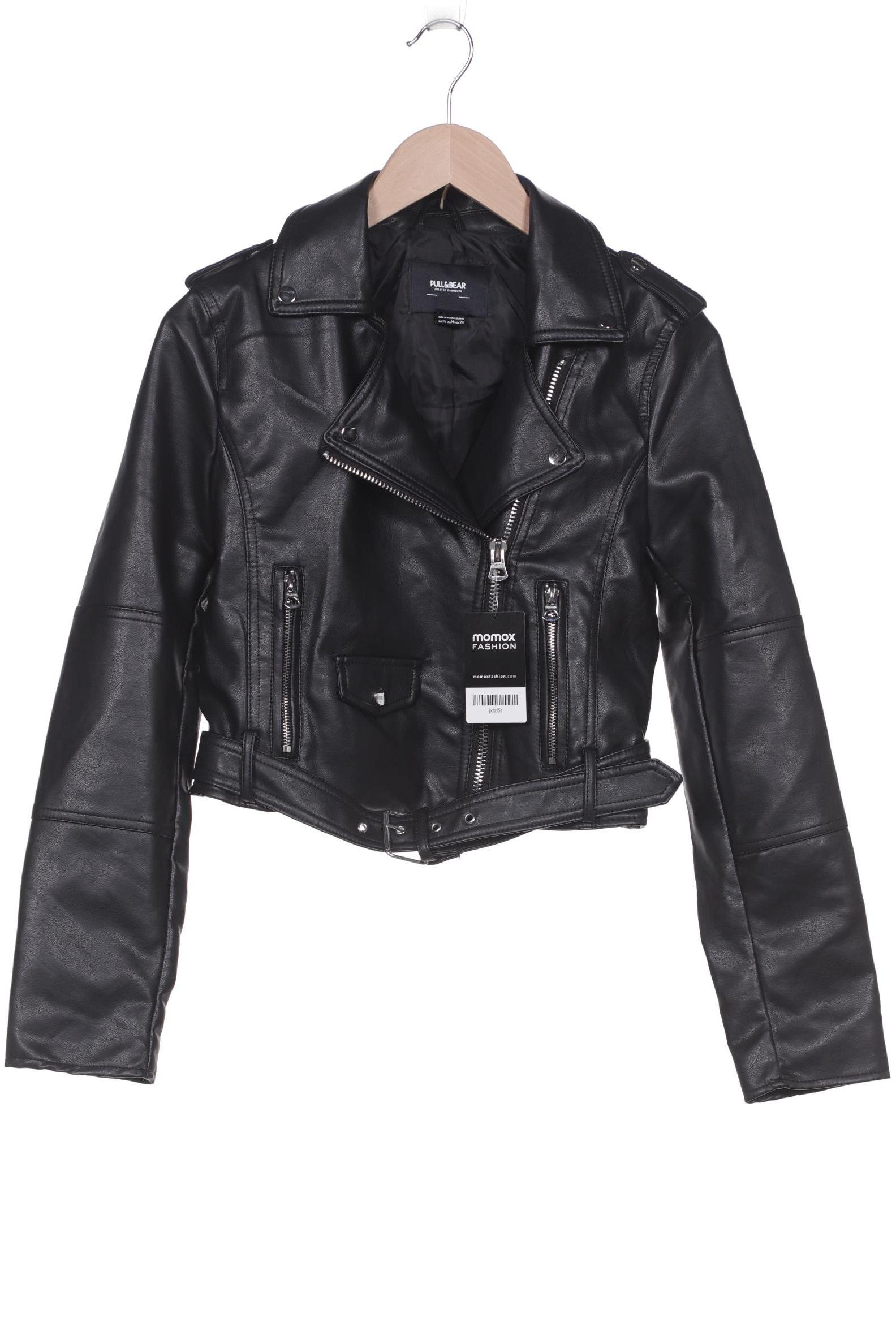 

Pull & Bear Damen Jacke, schwarz, Gr. 38