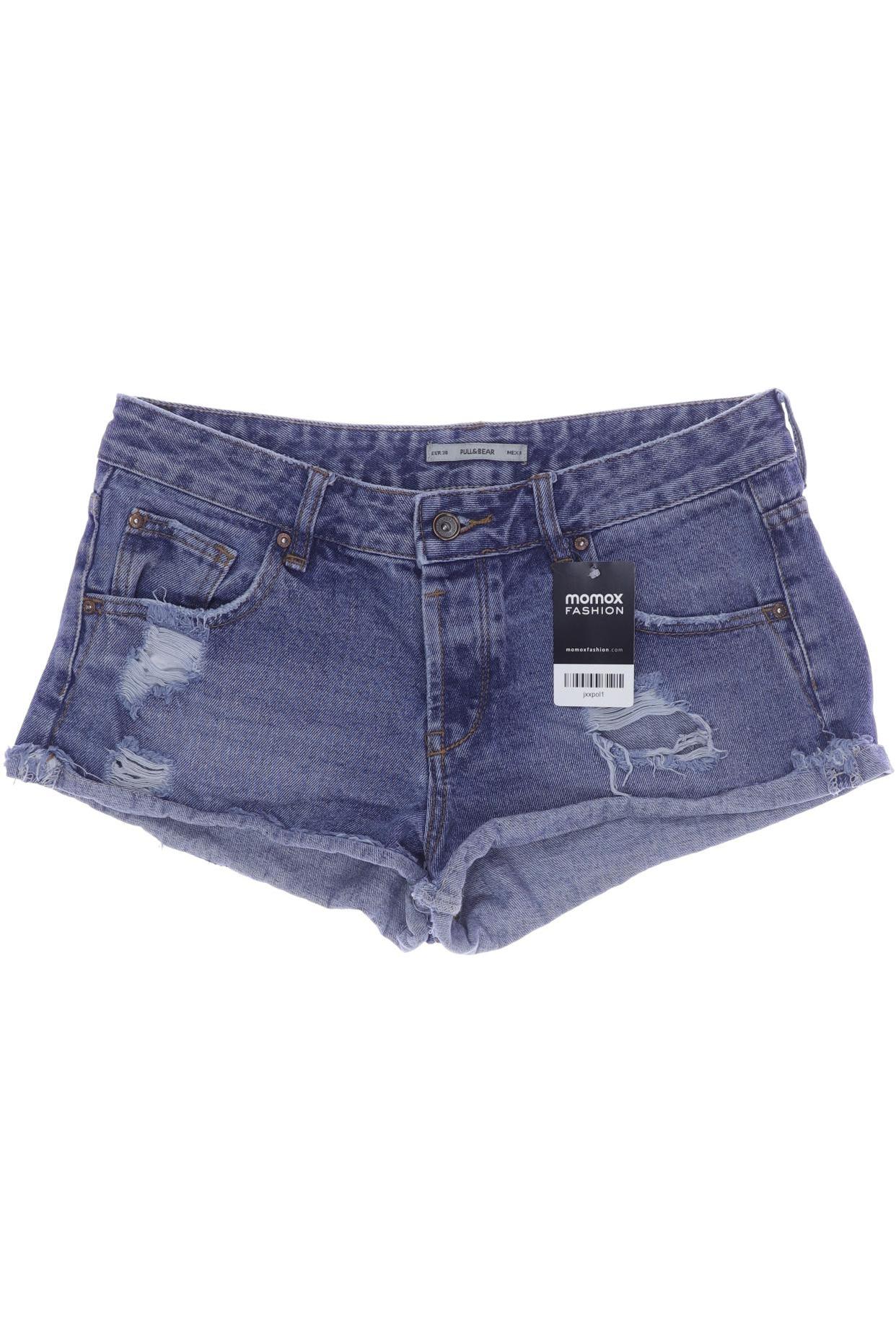 

Pull & Bear Damen Shorts, blau, Gr. 38