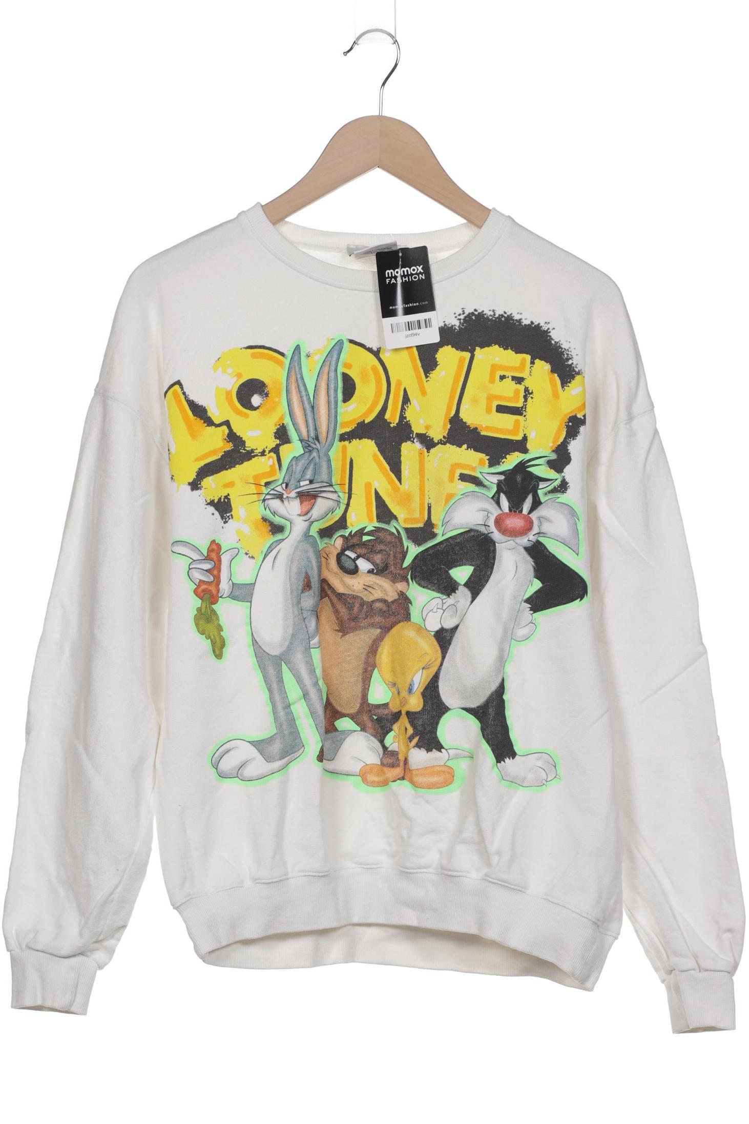 

Pull & Bear Damen Sweatshirt, weiß, Gr. 38