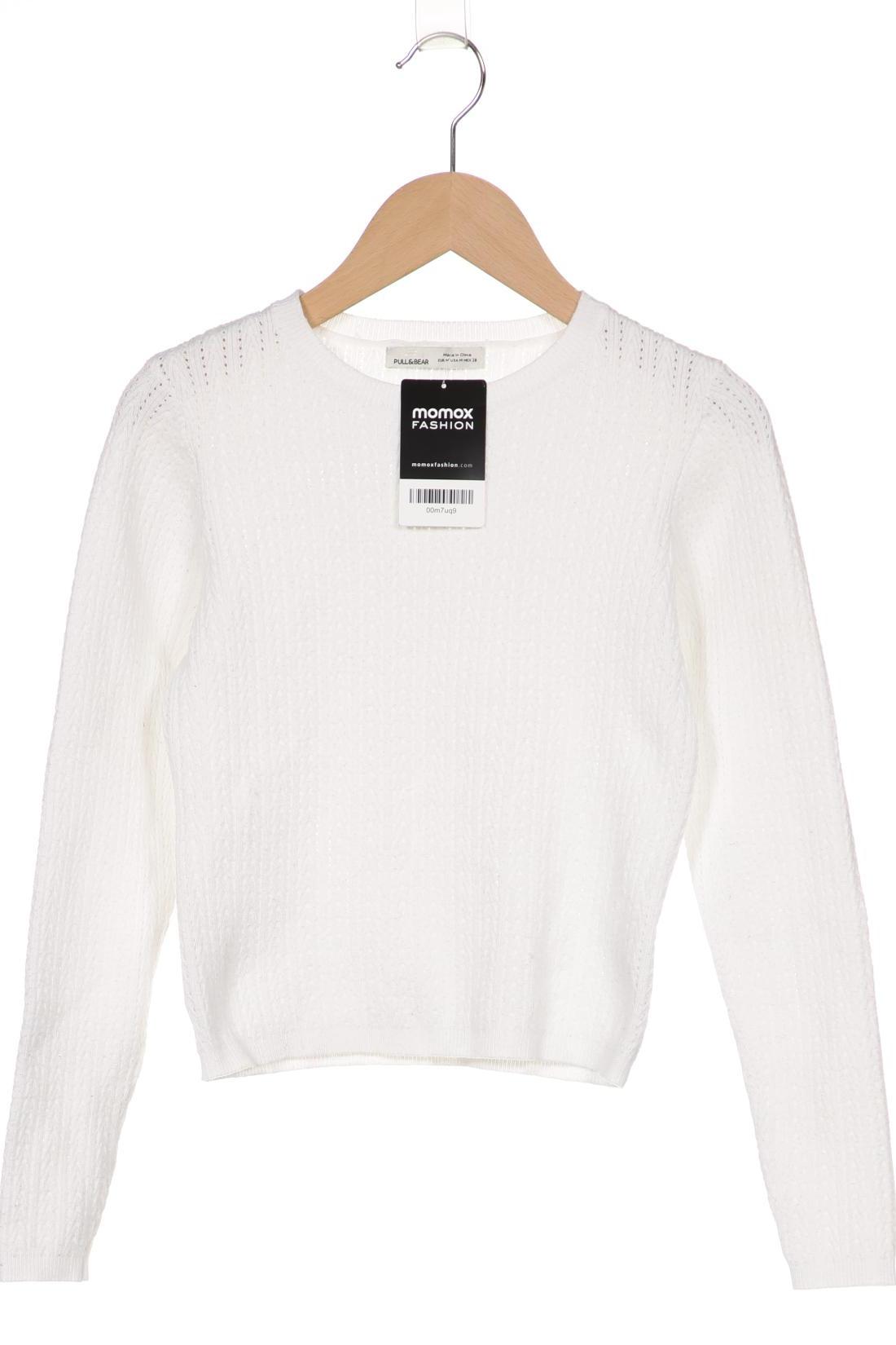 

Pull & Bear Damen Pullover, weiß, Gr. 38