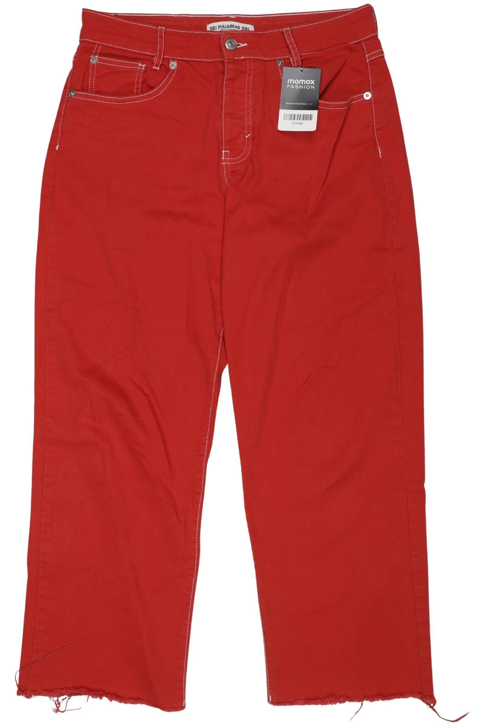 

Pull & Bear Damen Jeans, rot, Gr. 38