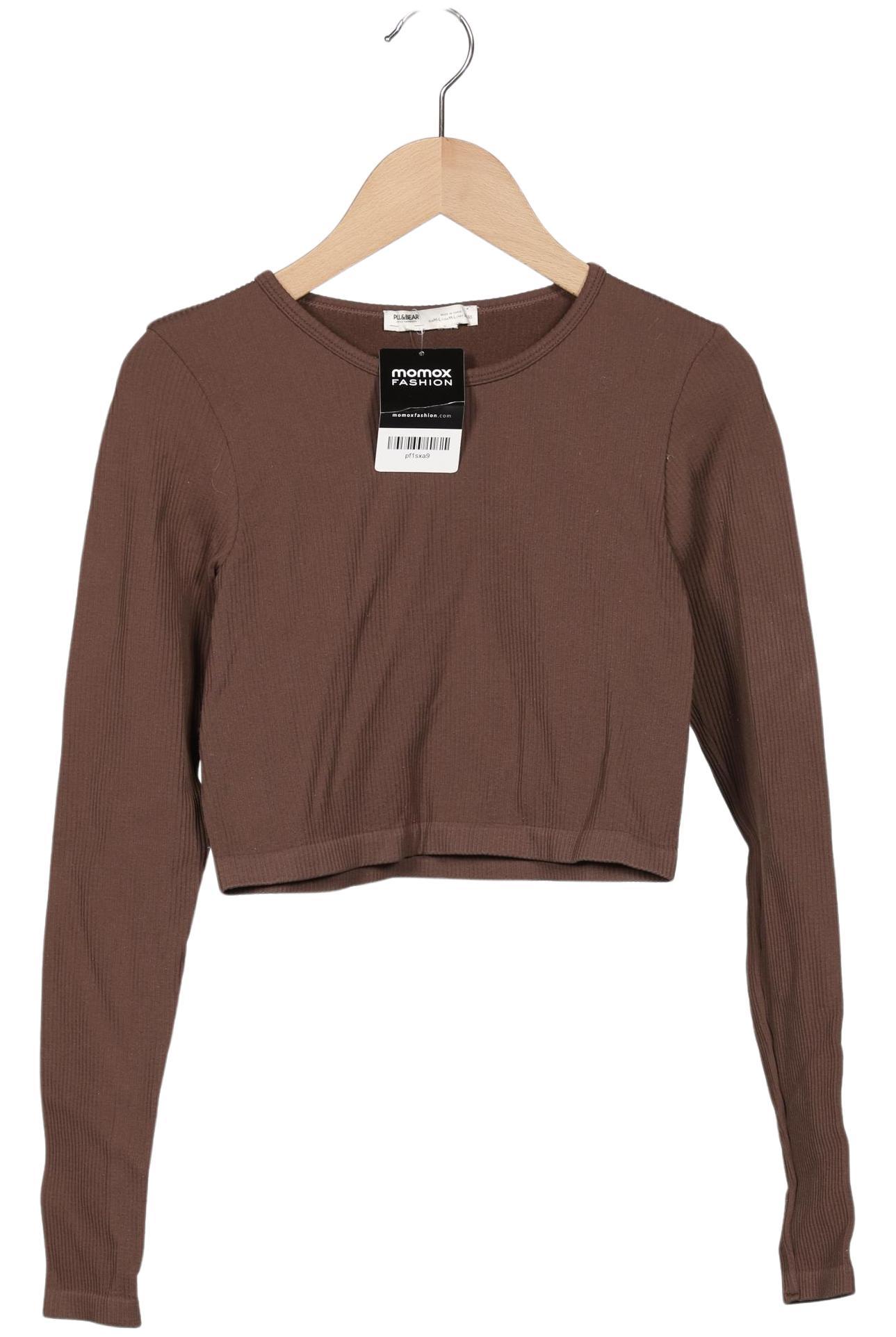 

Pull & Bear Damen Langarmshirt, braun, Gr. 38