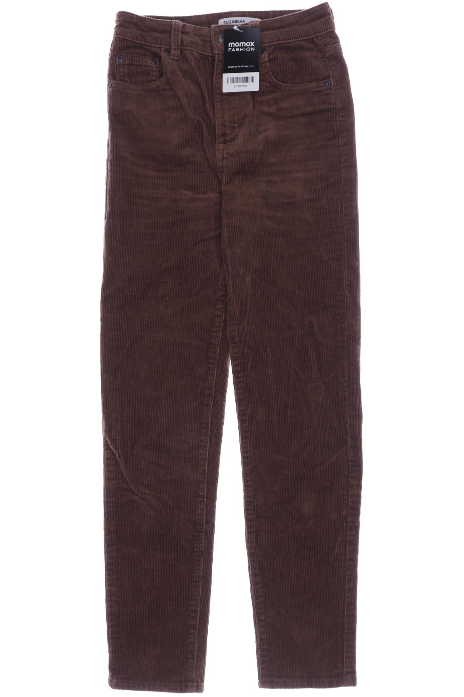 

Pull & Bear Damen Stoffhose, braun