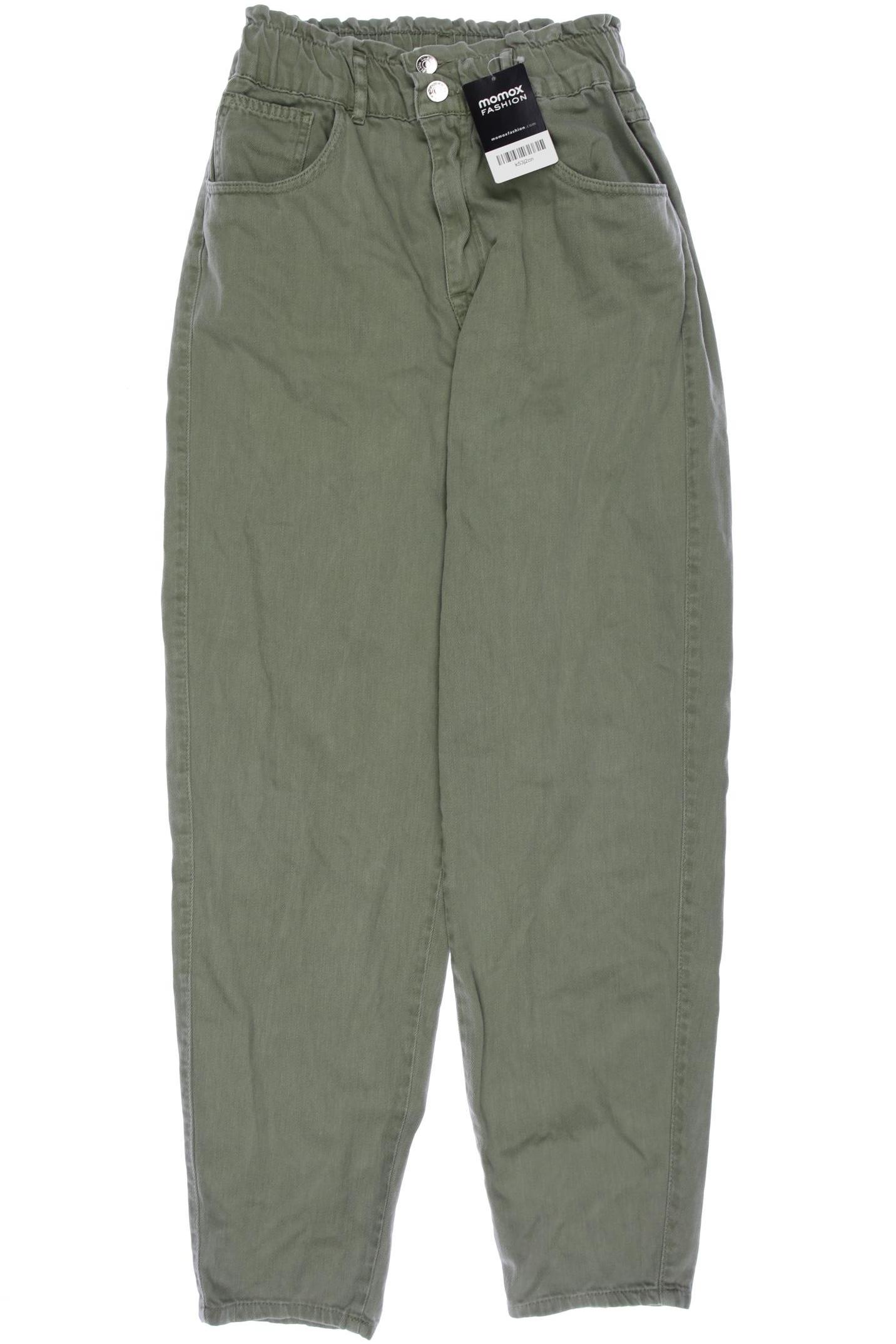 

Pull & Bear Damen Stoffhose, grün, Gr. 38