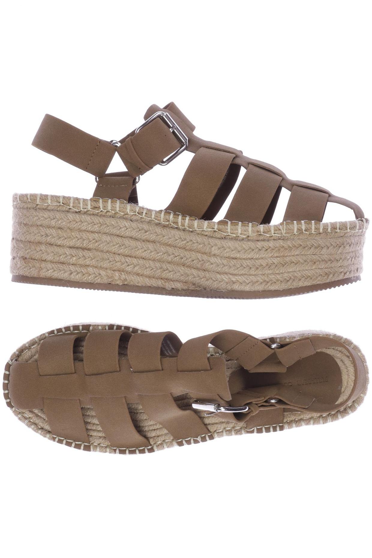 

Pull & Bear Damen Sandale, braun, Gr. 38
