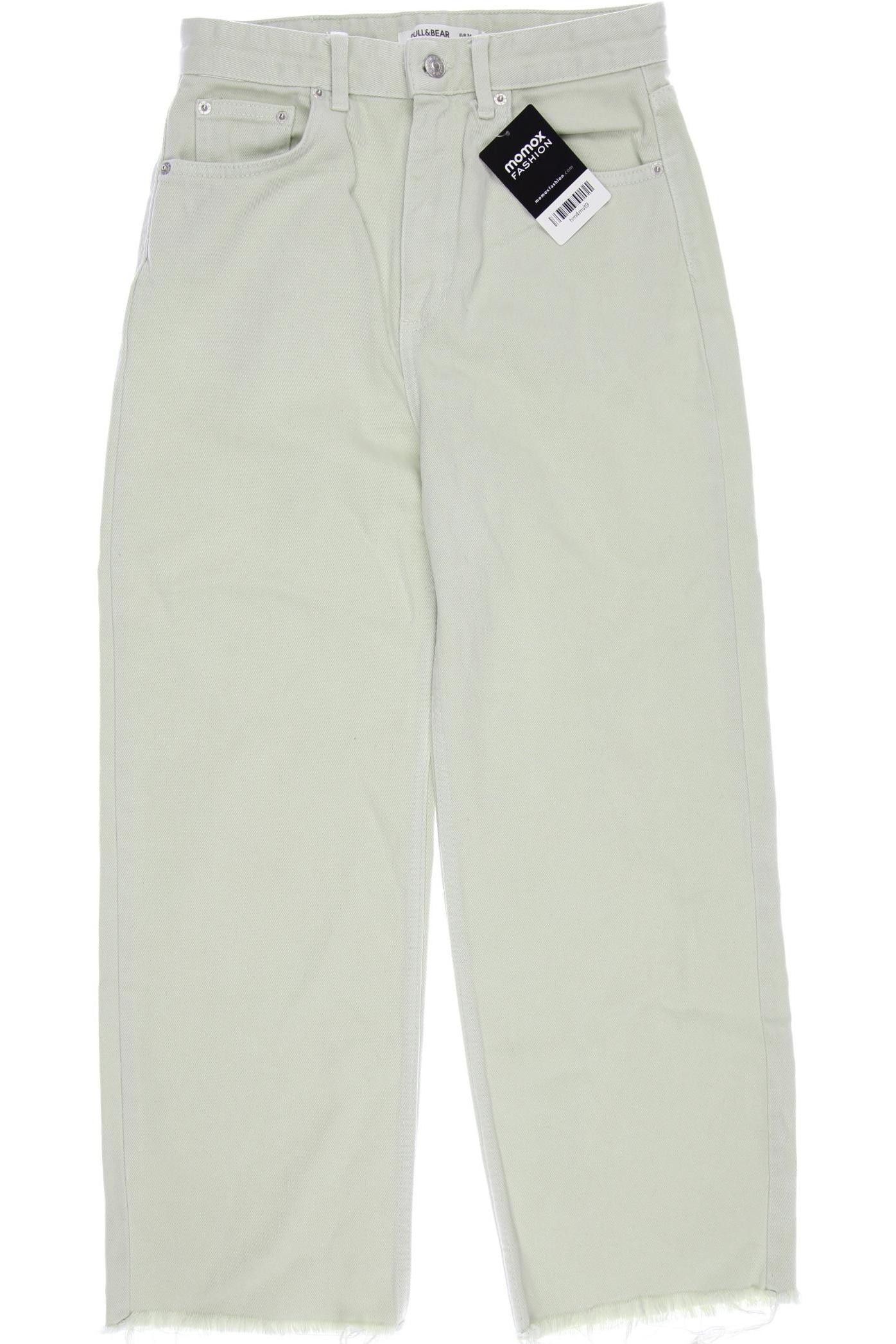

Pull & Bear Damen Stoffhose, hellgrün, Gr. 34