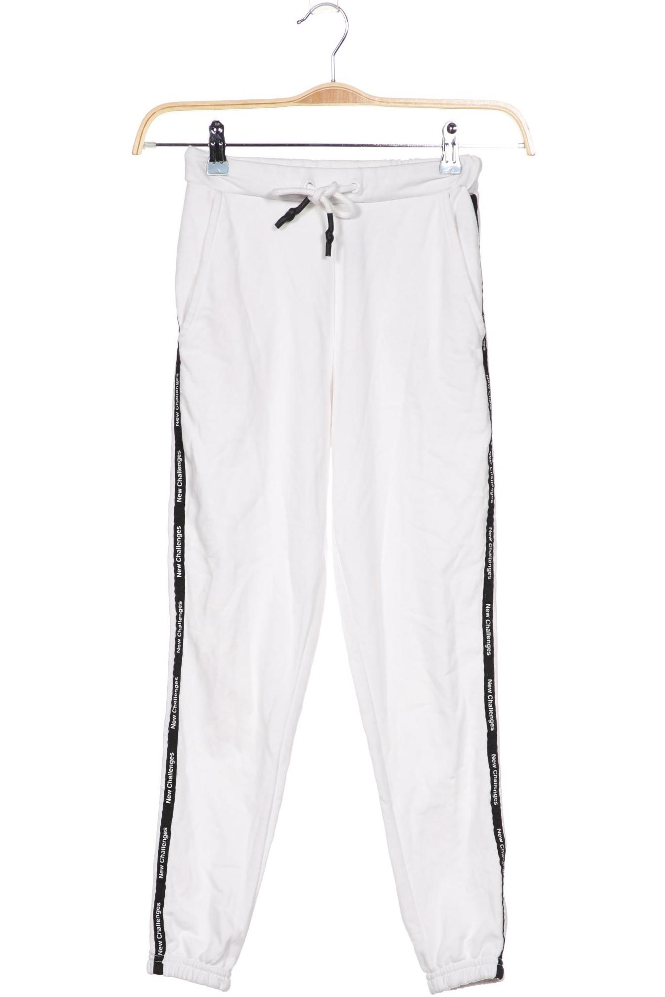

Pull & Bear Damen Stoffhose, weiß
