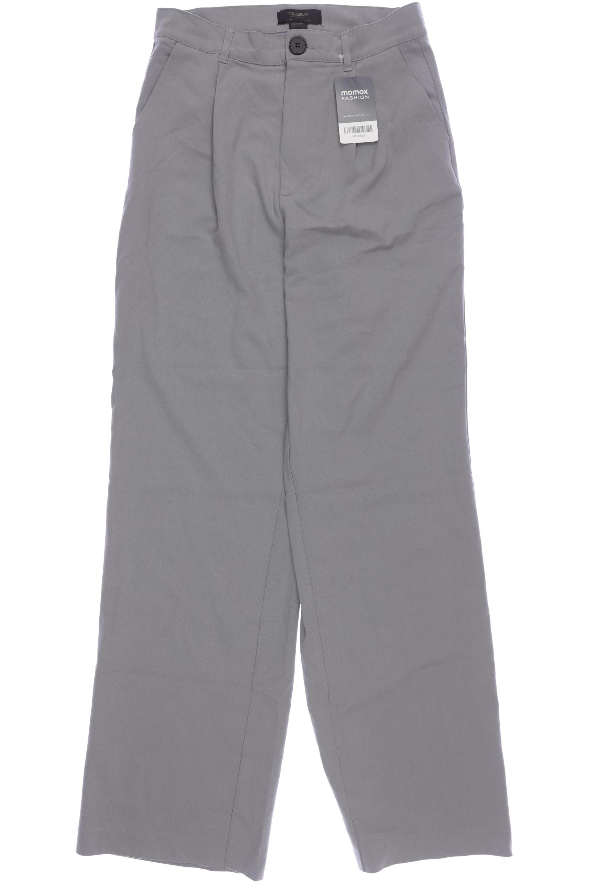 

Pull & Bear Damen Stoffhose, grau, Gr. 0