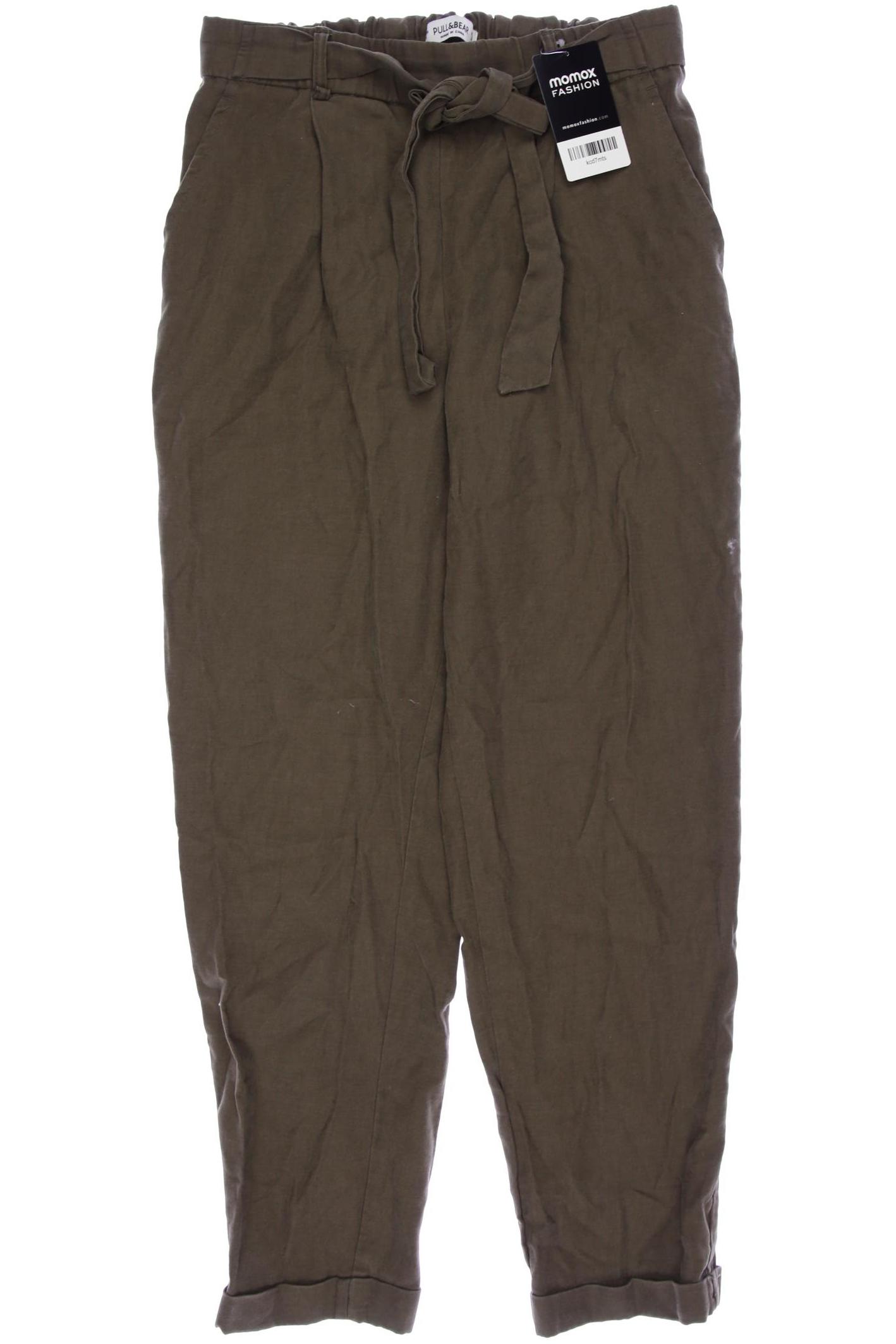 

Pull & Bear Damen Stoffhose, grün, Gr. 0