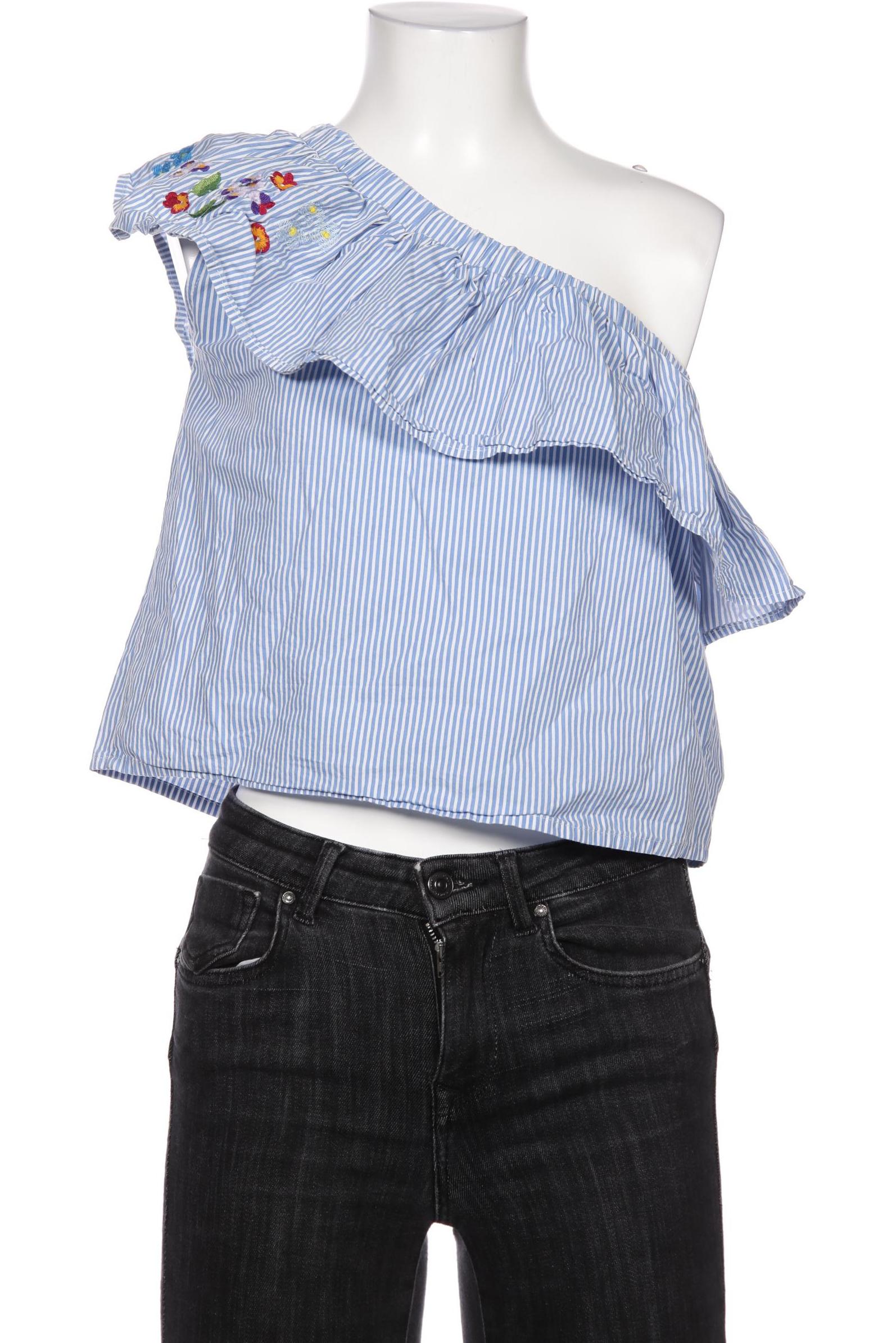 

Pull & Bear Damen Bluse, blau, Gr. 36