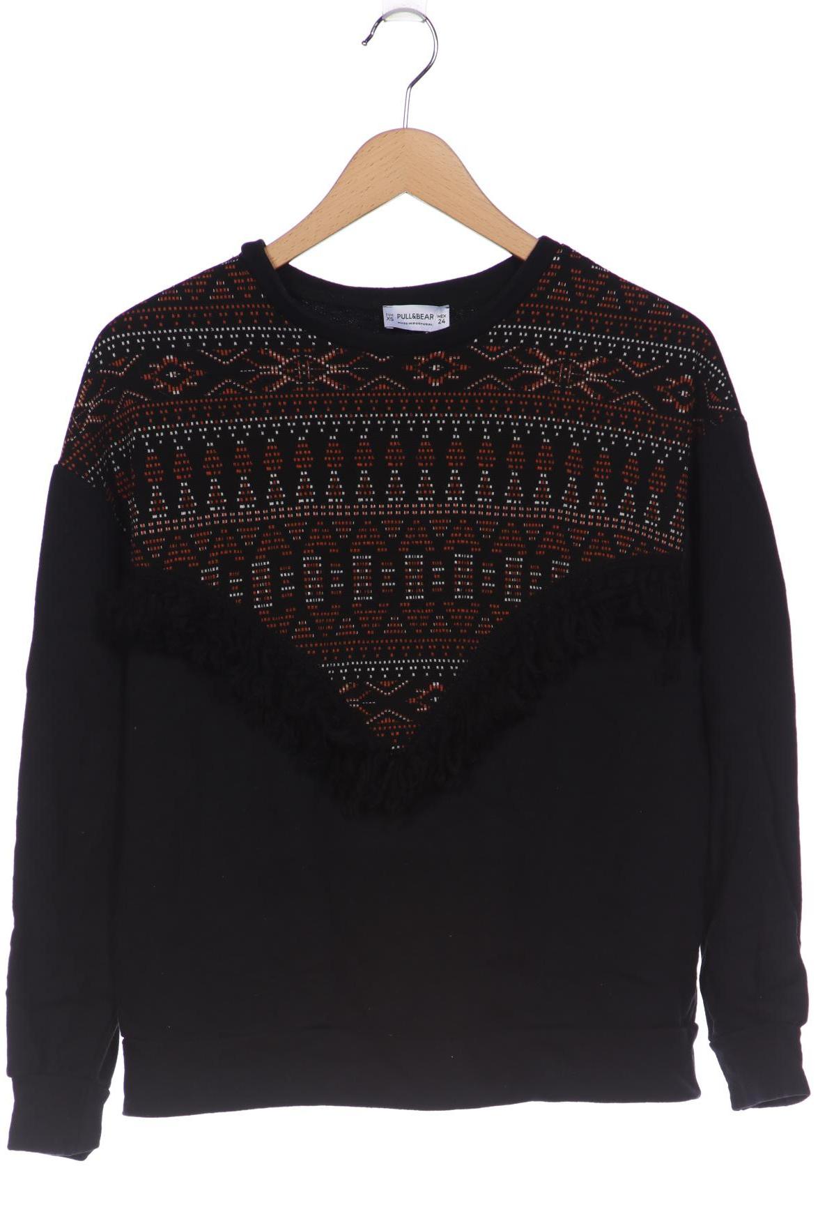 

Pull & Bear Damen Sweatshirt, schwarz, Gr. 34