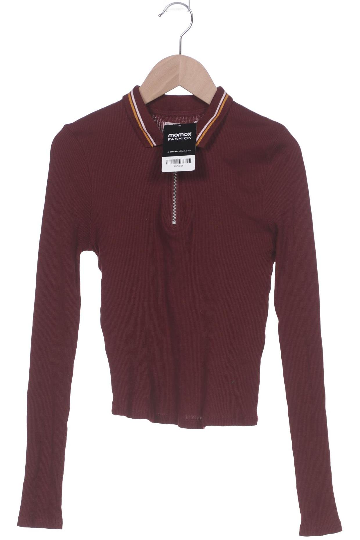 

Pull & Bear Damen Poloshirt, bordeaux, Gr. 36