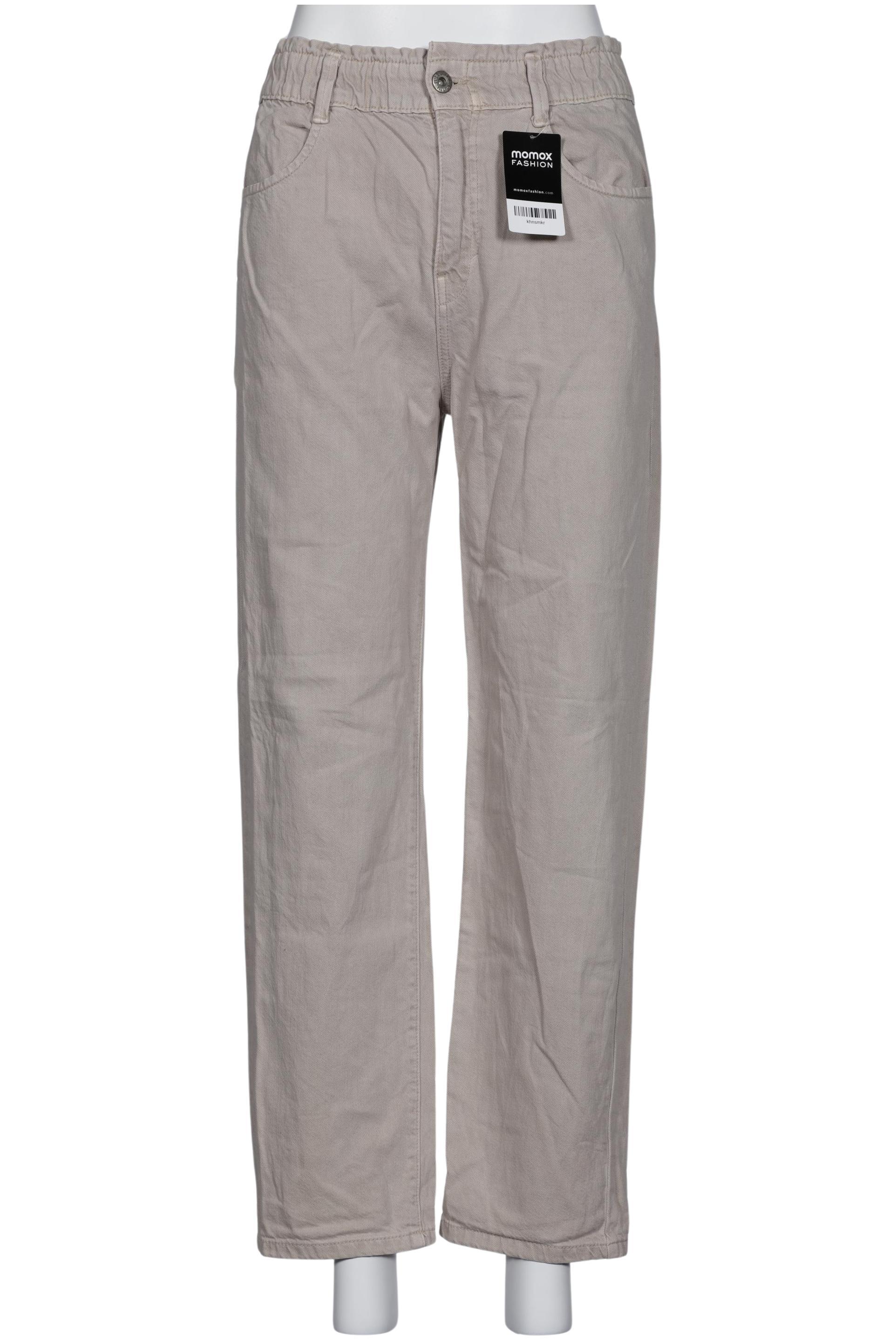 

Pull & Bear Damen Jeans, beige, Gr. 0