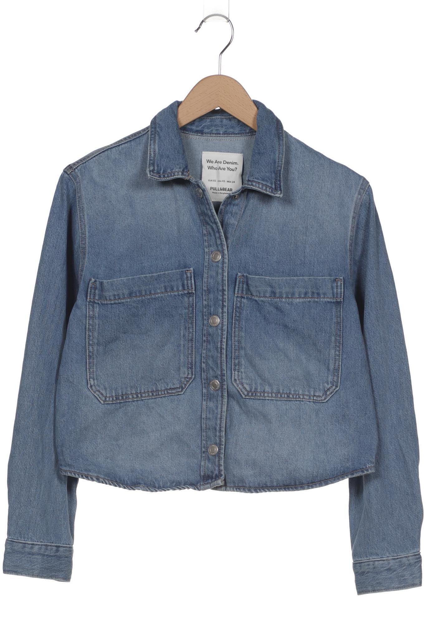 

Pull & Bear Damen Jacke, blau, Gr. 34