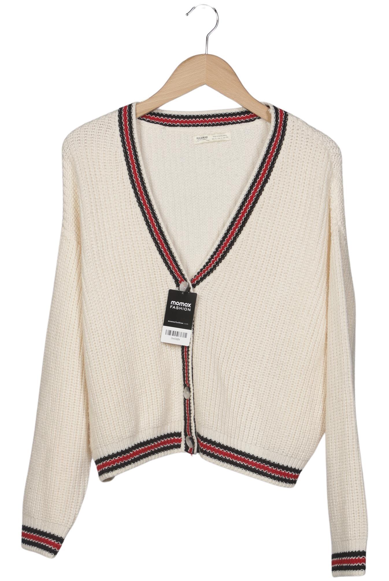 

Pull & Bear Damen Strickjacke, cremeweiß, Gr. 42