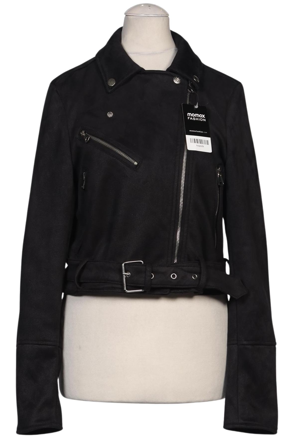 

Pull & Bear Damen Jacke, schwarz, Gr. 38