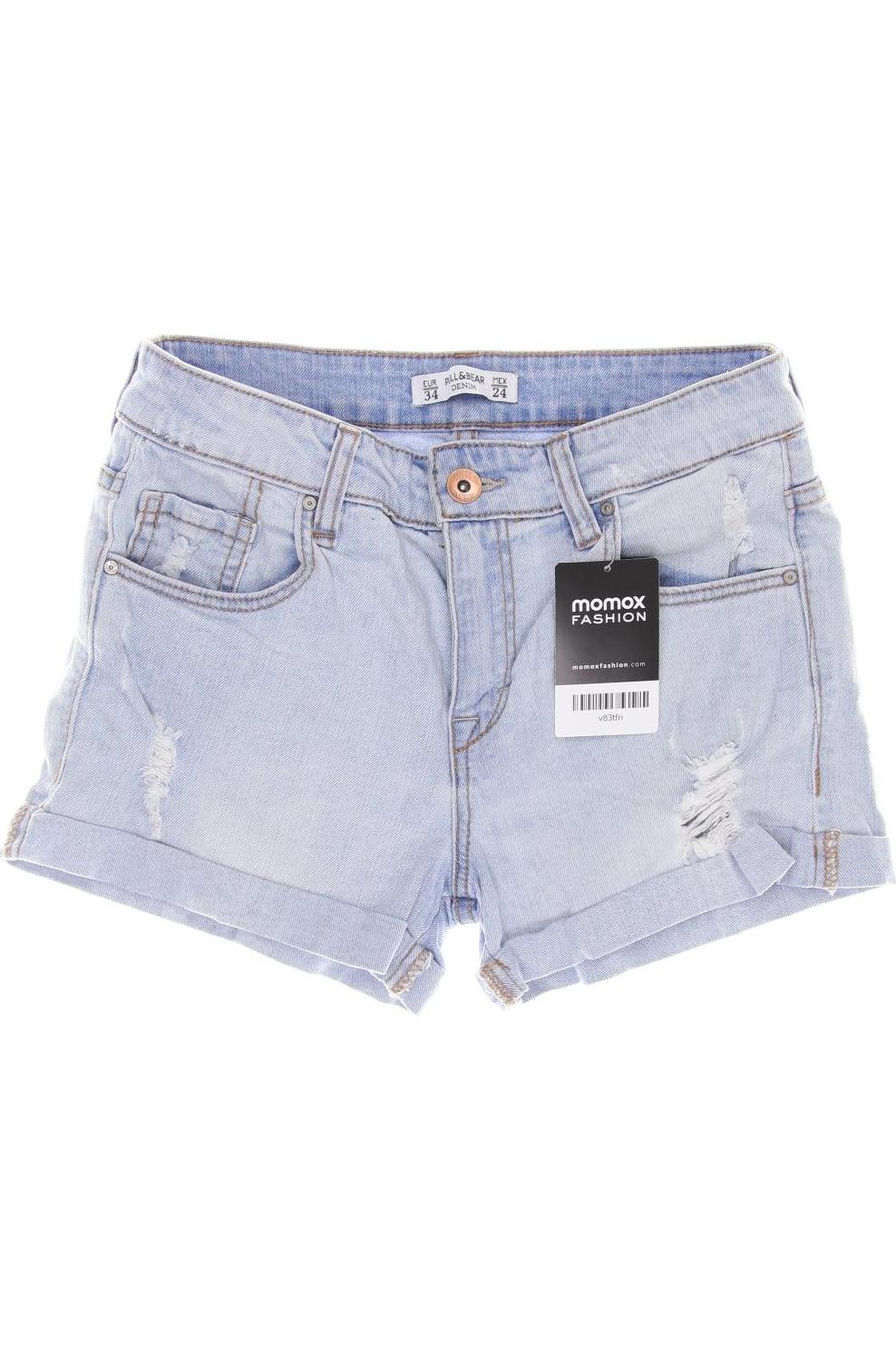 

Pull & Bear Damen Shorts, hellblau, Gr. 34