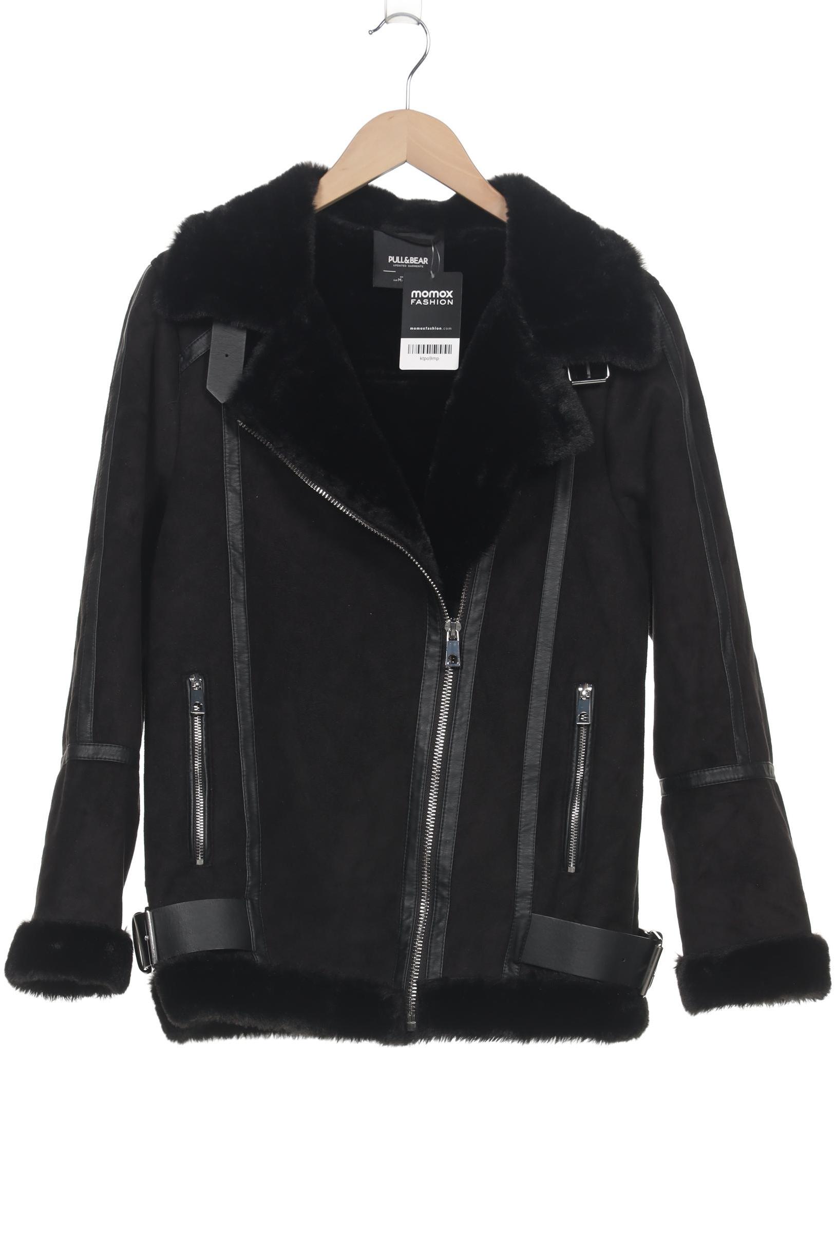 

Pull & Bear Damen Jacke, schwarz, Gr. 38