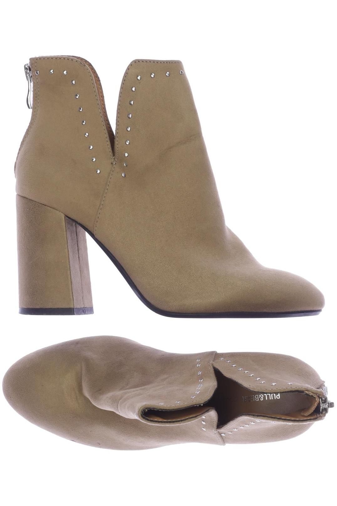 

Pull & Bear Damen Stiefelette, beige, Gr. 36