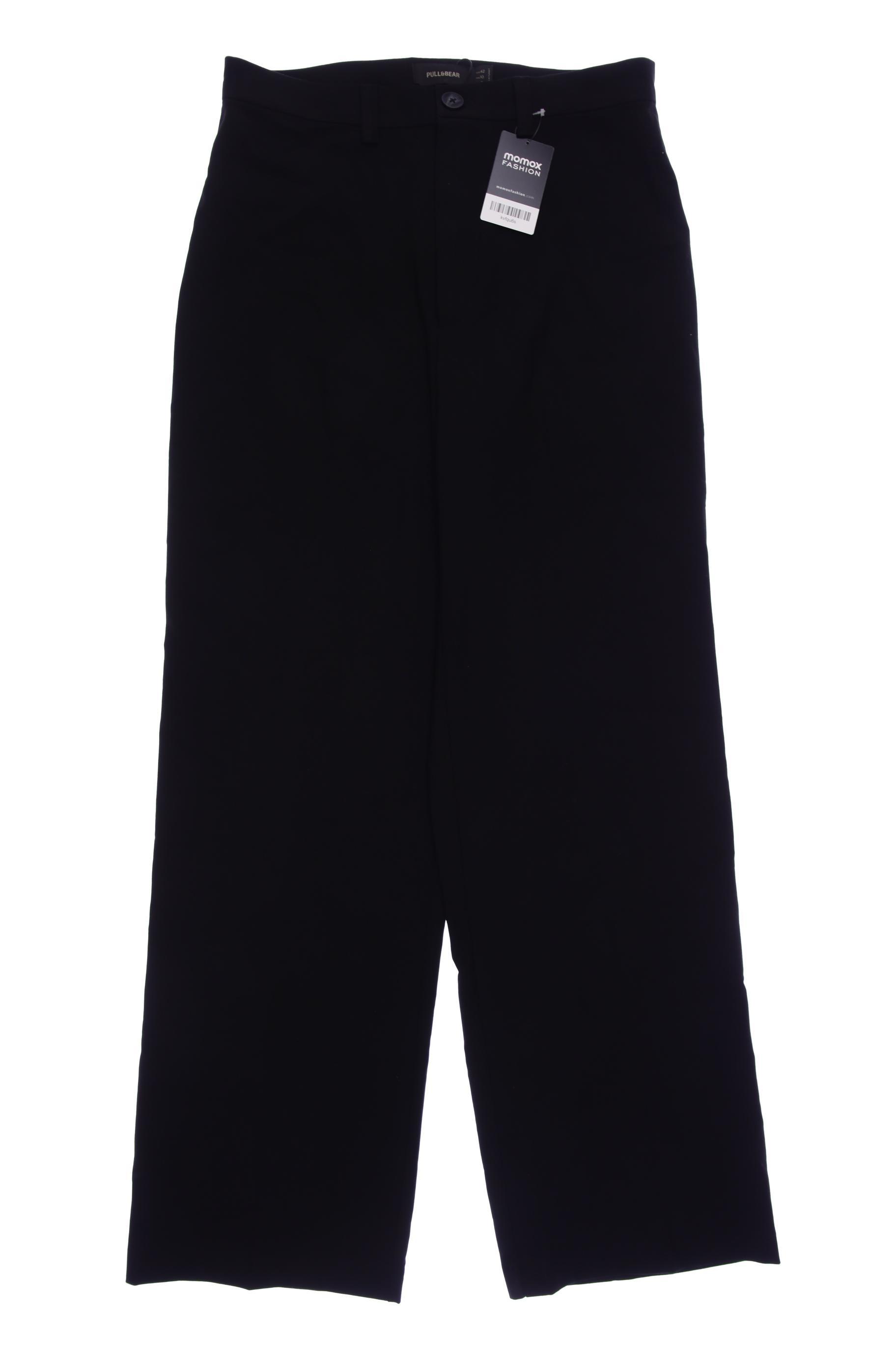 

Pull & Bear Damen Stoffhose, schwarz