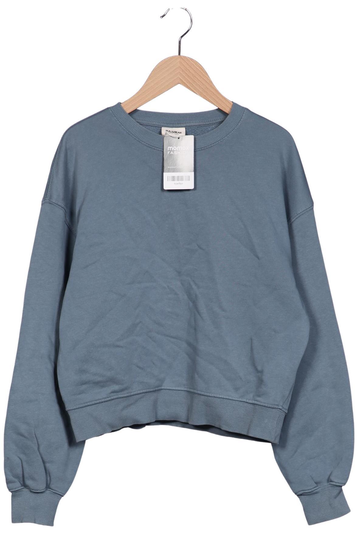 

Pull & Bear Damen Sweatshirt, blau, Gr. 34