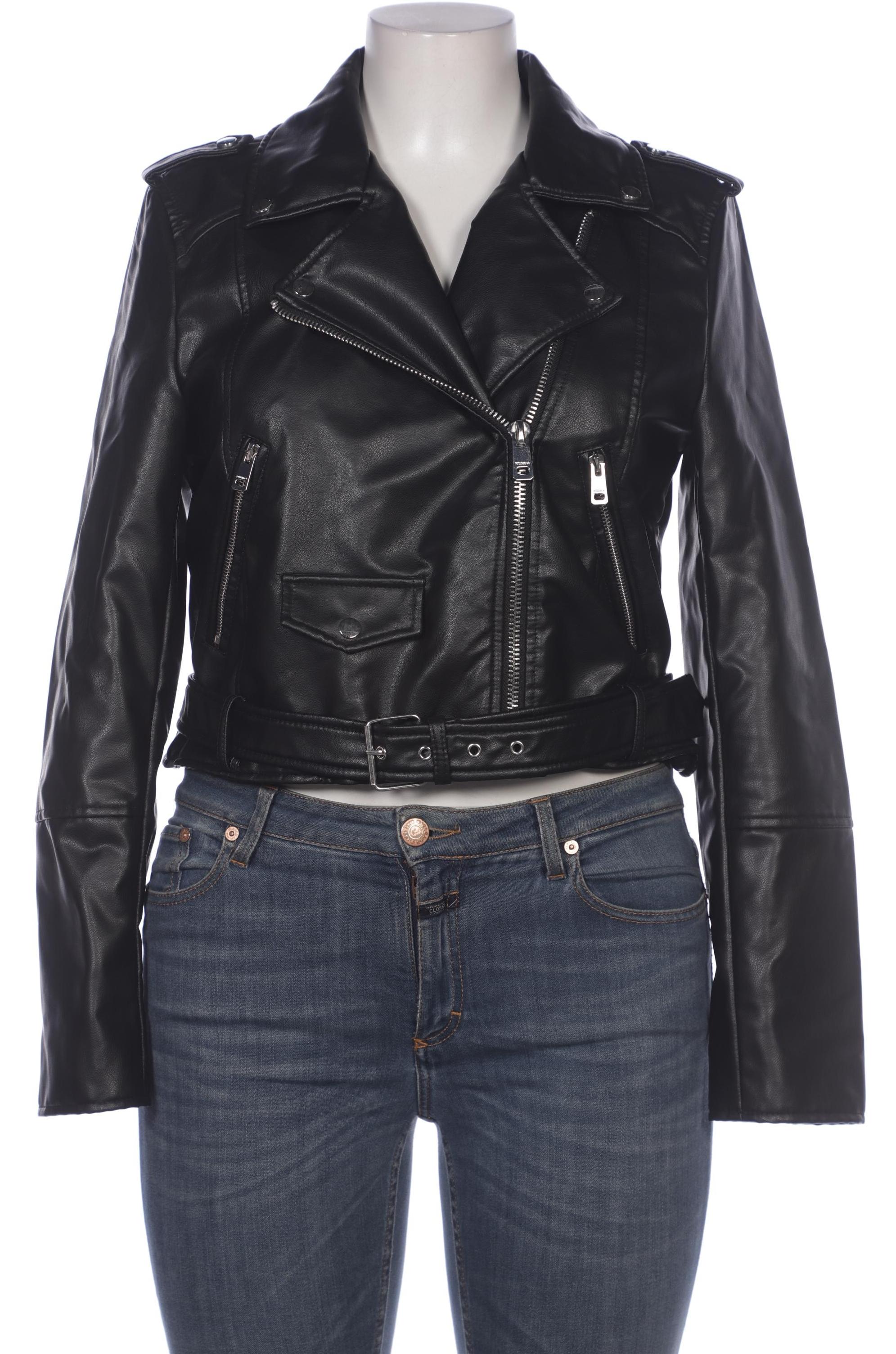 

Pull & Bear Damen Jacke, schwarz, Gr. 44
