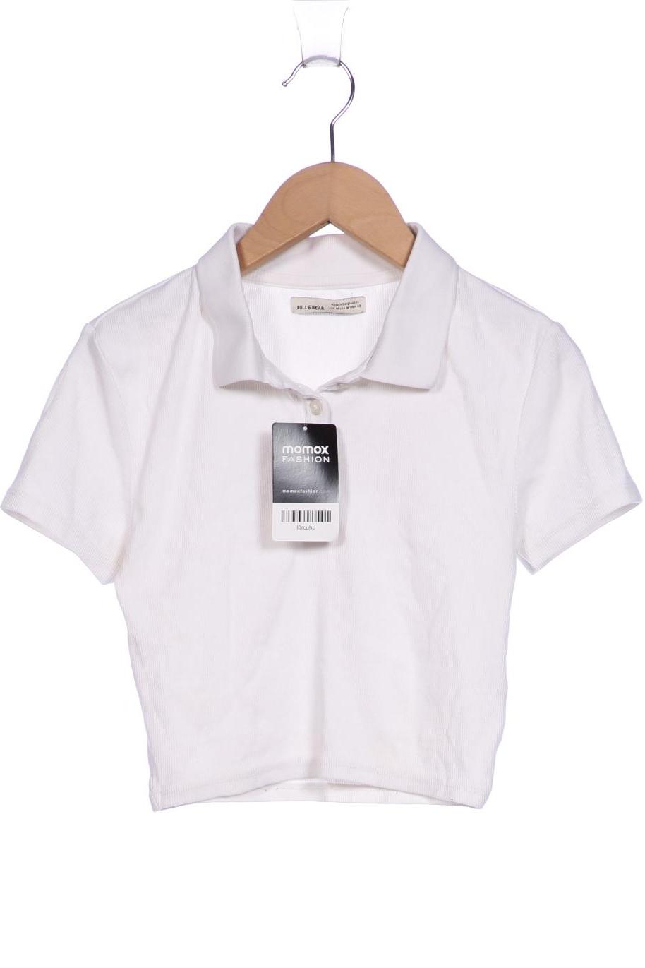 

Pull & Bear Damen T-Shirt, weiß, Gr. 38