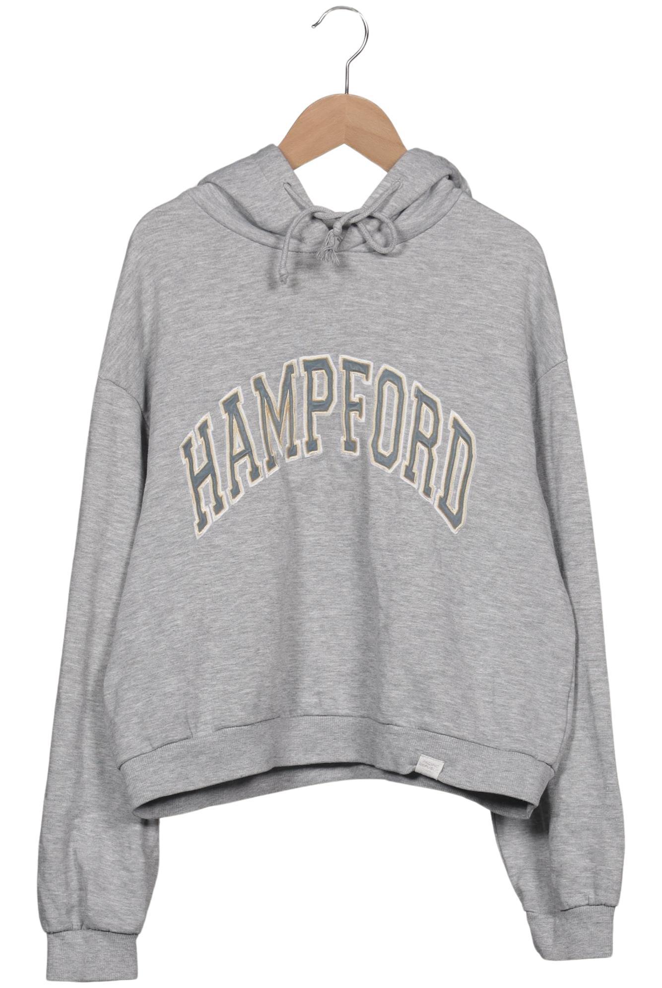 

Pull & Bear Damen Kapuzenpullover, grau, Gr. 36