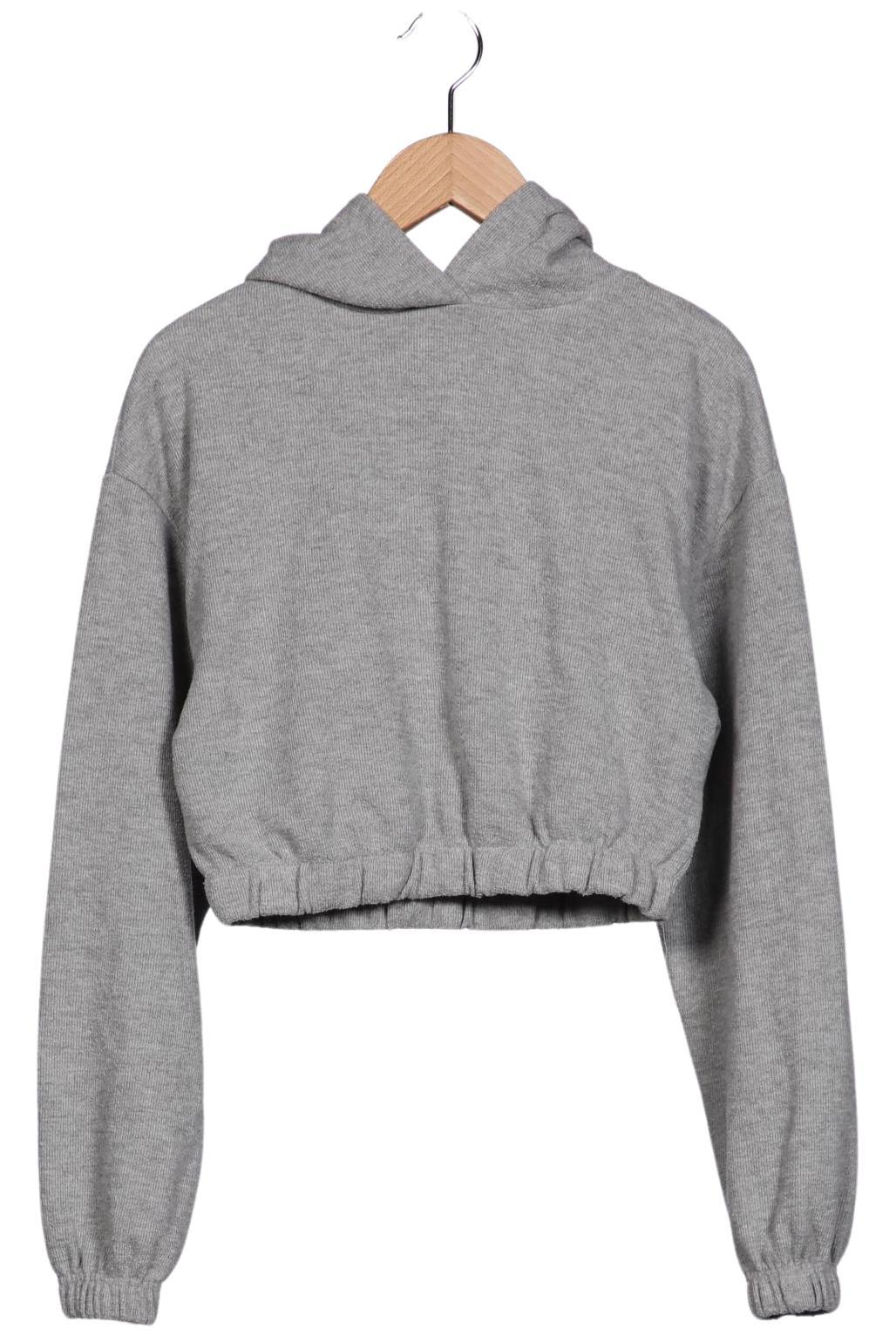 

Pull & Bear Damen Kapuzenpullover, grau, Gr. 34