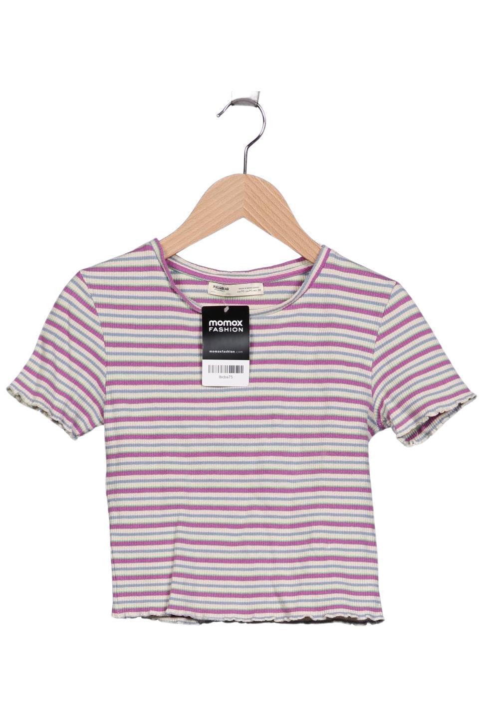 

Pull & Bear Damen T-Shirt, cremeweiß, Gr. 38